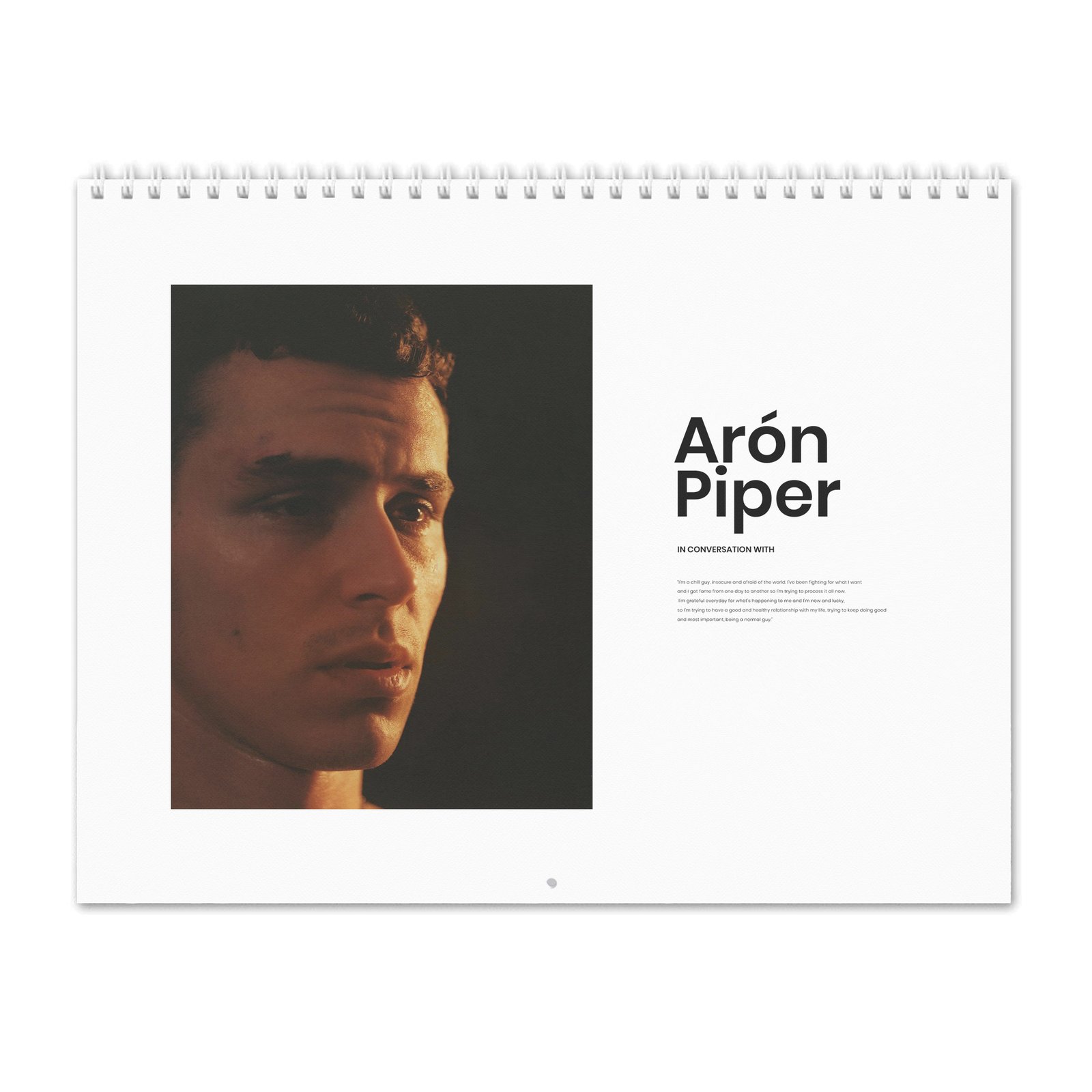 00 Aron Piper - In Conversation 2027 Wall Calendar