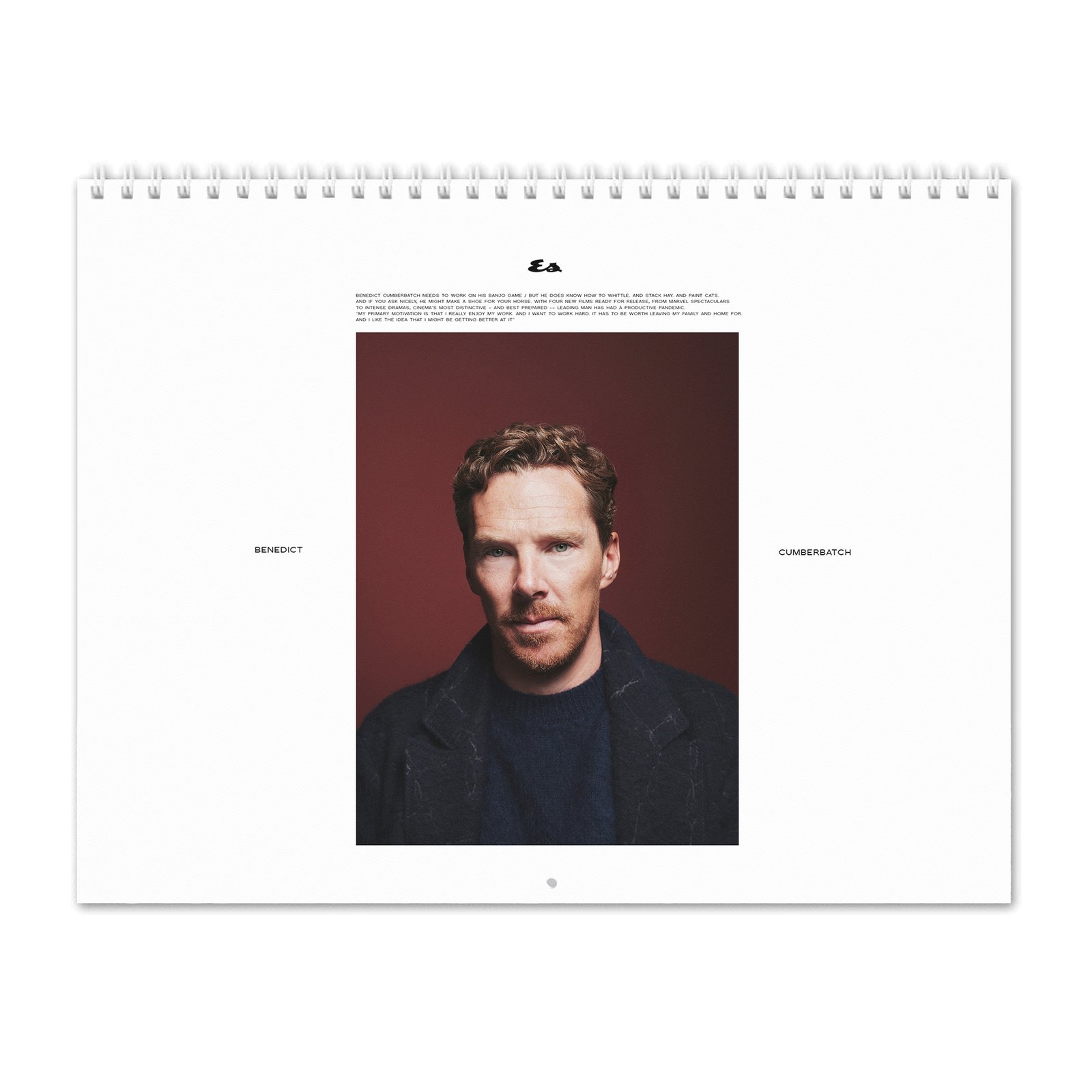 Benedict Cumberbatch - Man Of The Moment 2027 Wall Calendar