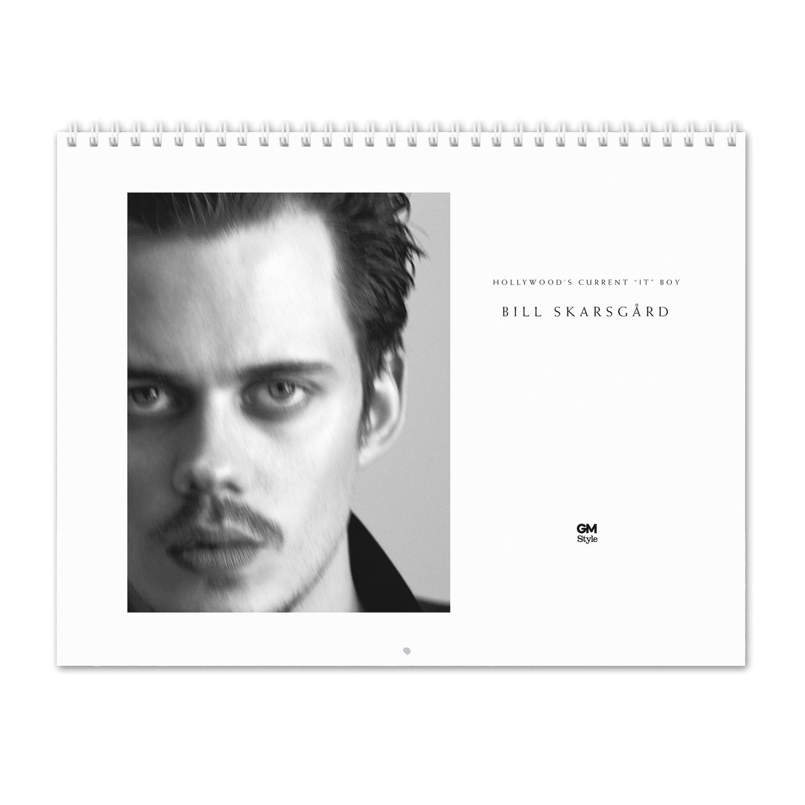 Bill Skarsgard - Hollywood’s Current “It” Boy 2027 Wall Calendar