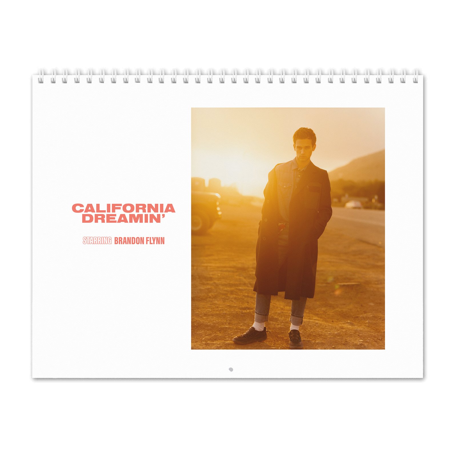 Brandon Flynn - California Dreamin' 2027 Wall Calendar
