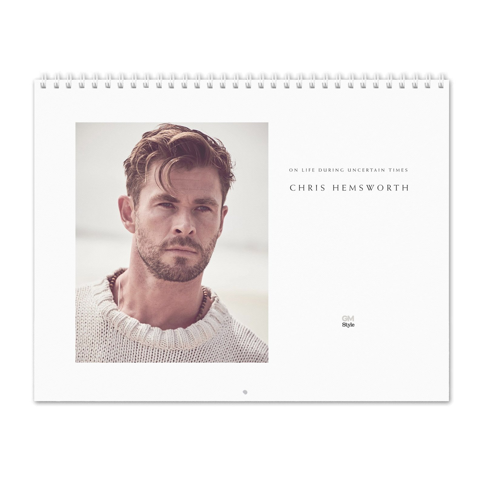 00 Chris Hemsworth - On Life During Uncertain Times 2027 Wall Calendar