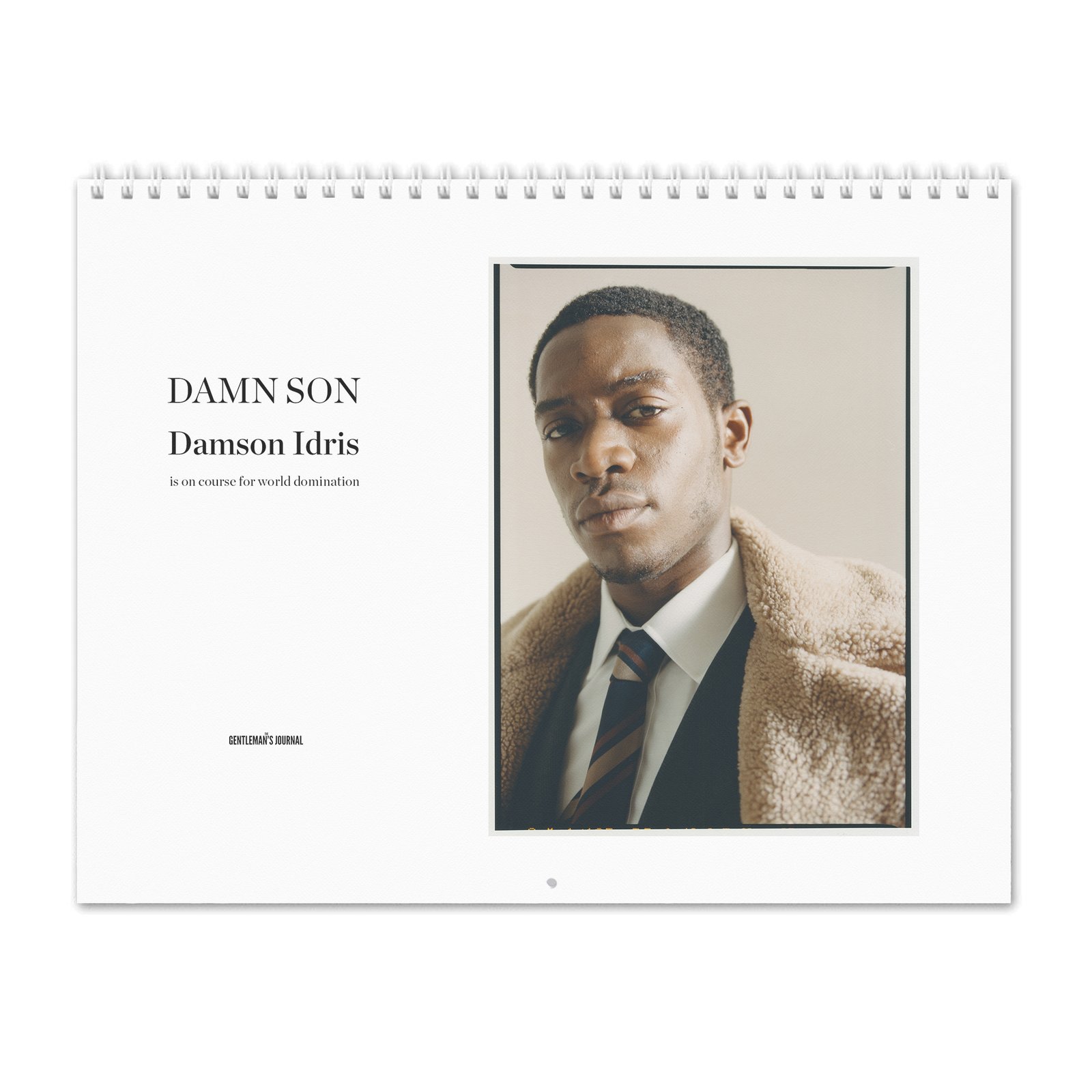 00 Damson Idris - Damn Son 2027 Wall Calendar