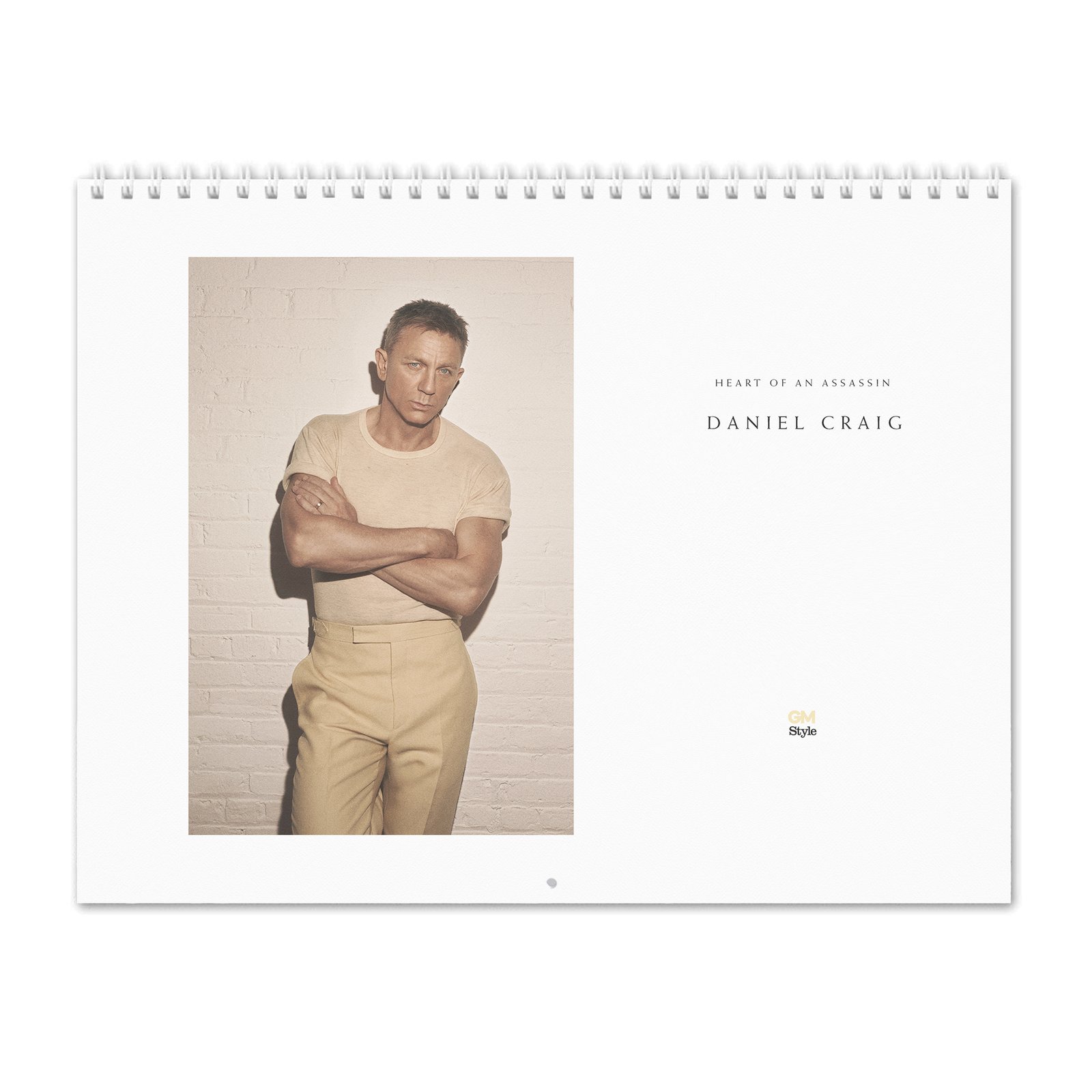 00 Daniel Craig - Heart Of An Assassin 2027 Wall Calendar
