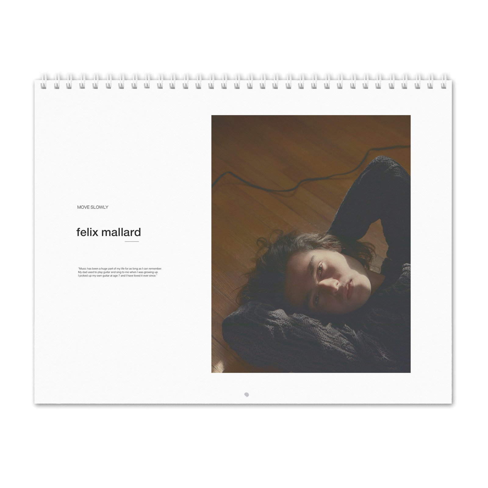 00 Felix Mallard - Move Slowly 2027 Wall Calendar