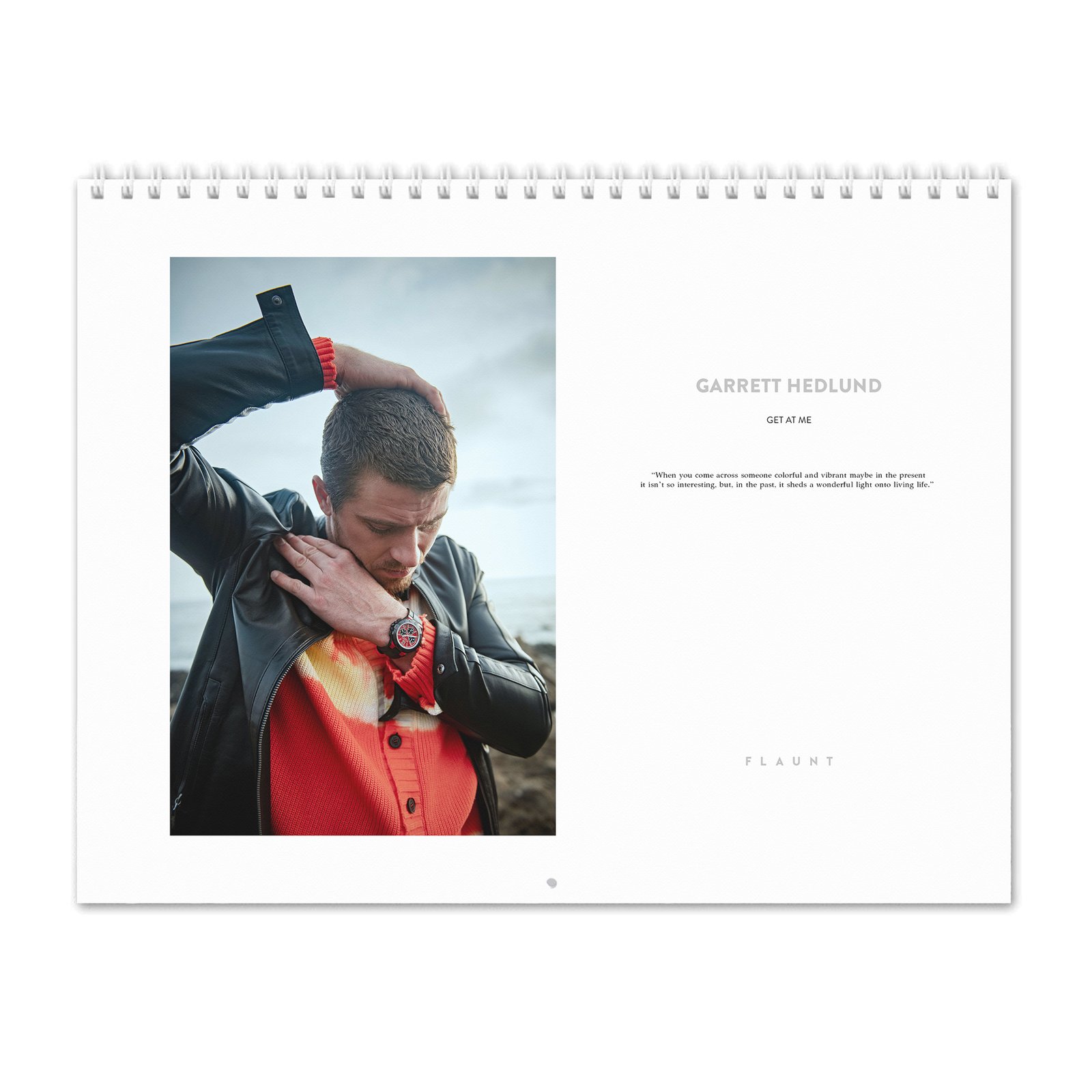 00 Garrett Hedlund - Flaunt 2027 Wall Calendar