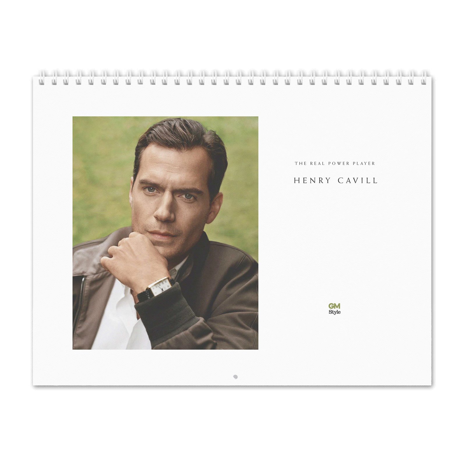 00 Henry Cavill - The Real Power Player 2027 Wall Calendar