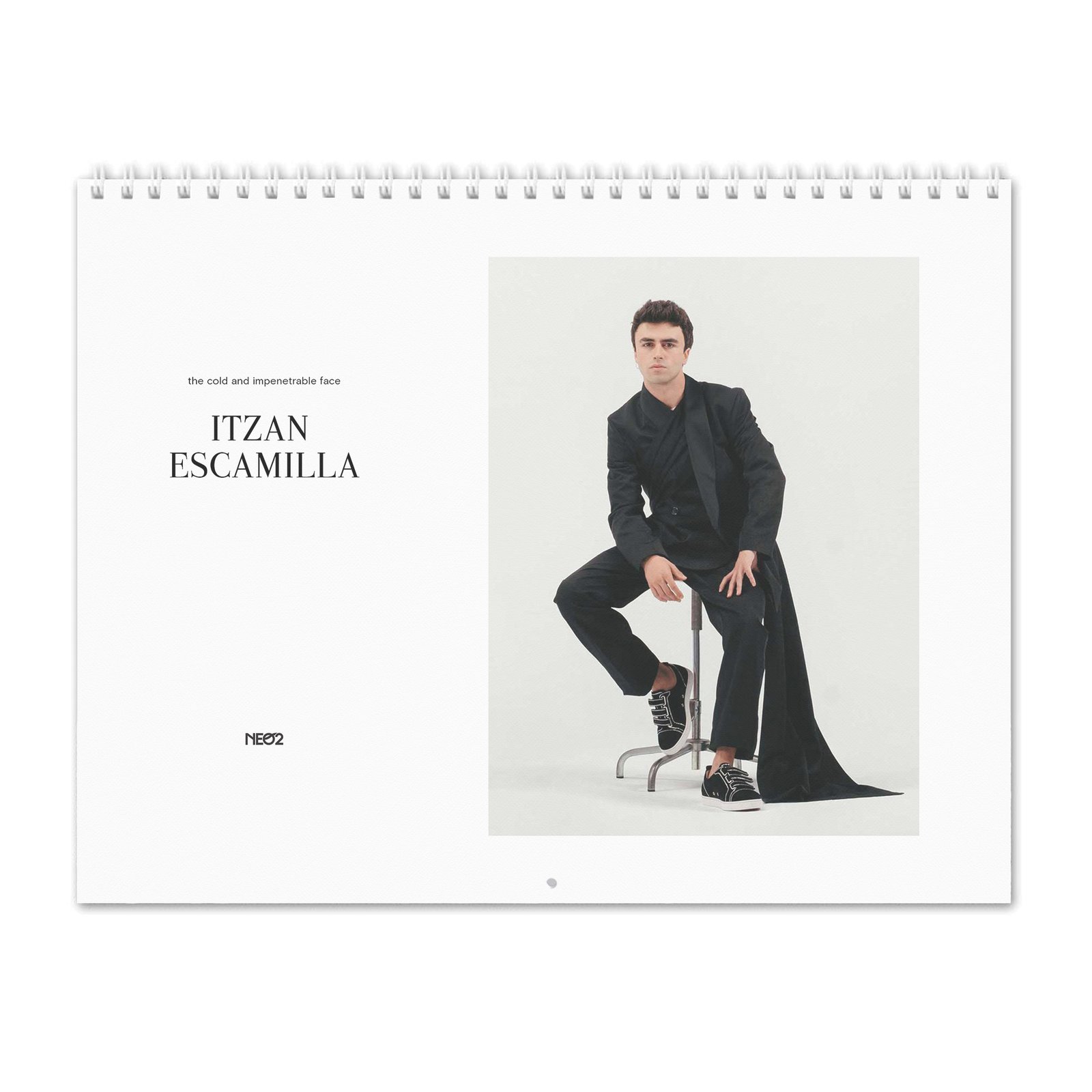 Itzan Escamilla - The Cold And Impenetrable Face 2027 Wall Calendar