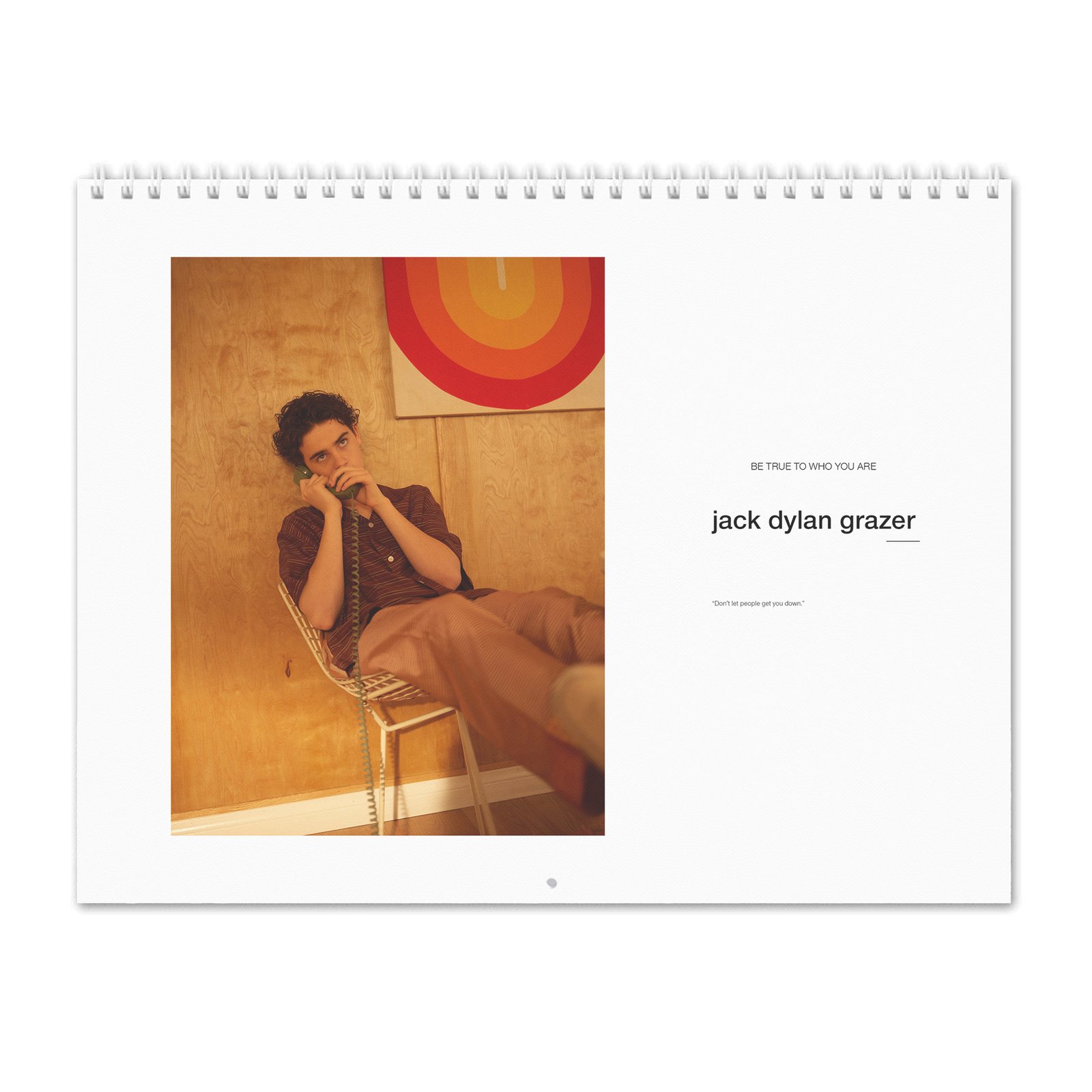 00 Jack Dylan Grazer - Be True To Who You Are 2027 Wall Calendar