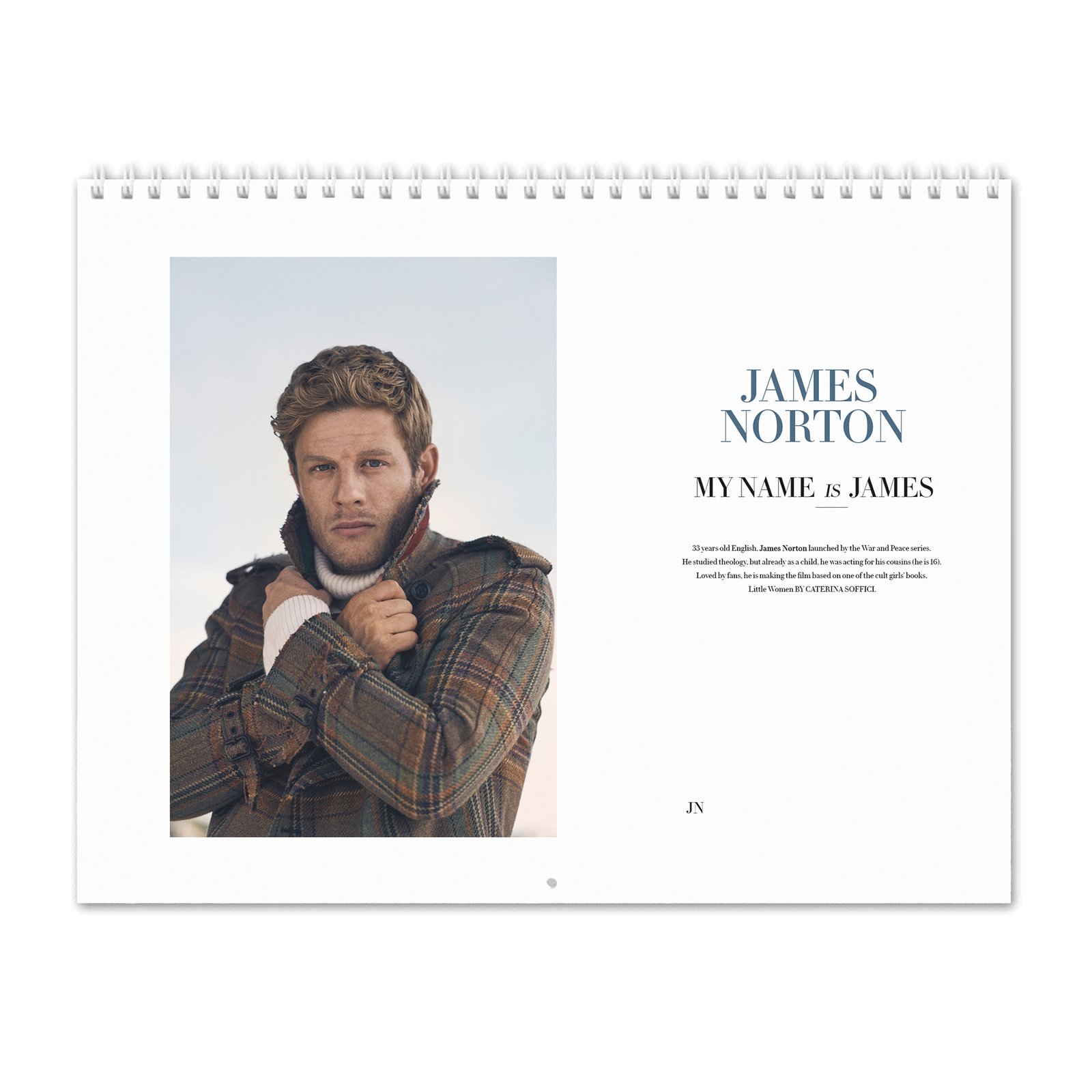 James Franco - The Real 2027 Wall Calendar