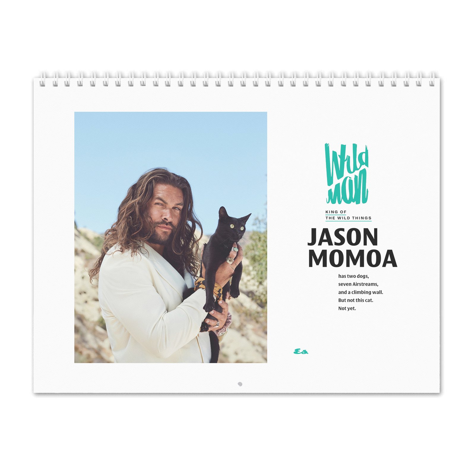 00 Jason Momoa - King Of The Wild Things 2027 Wall Calendar