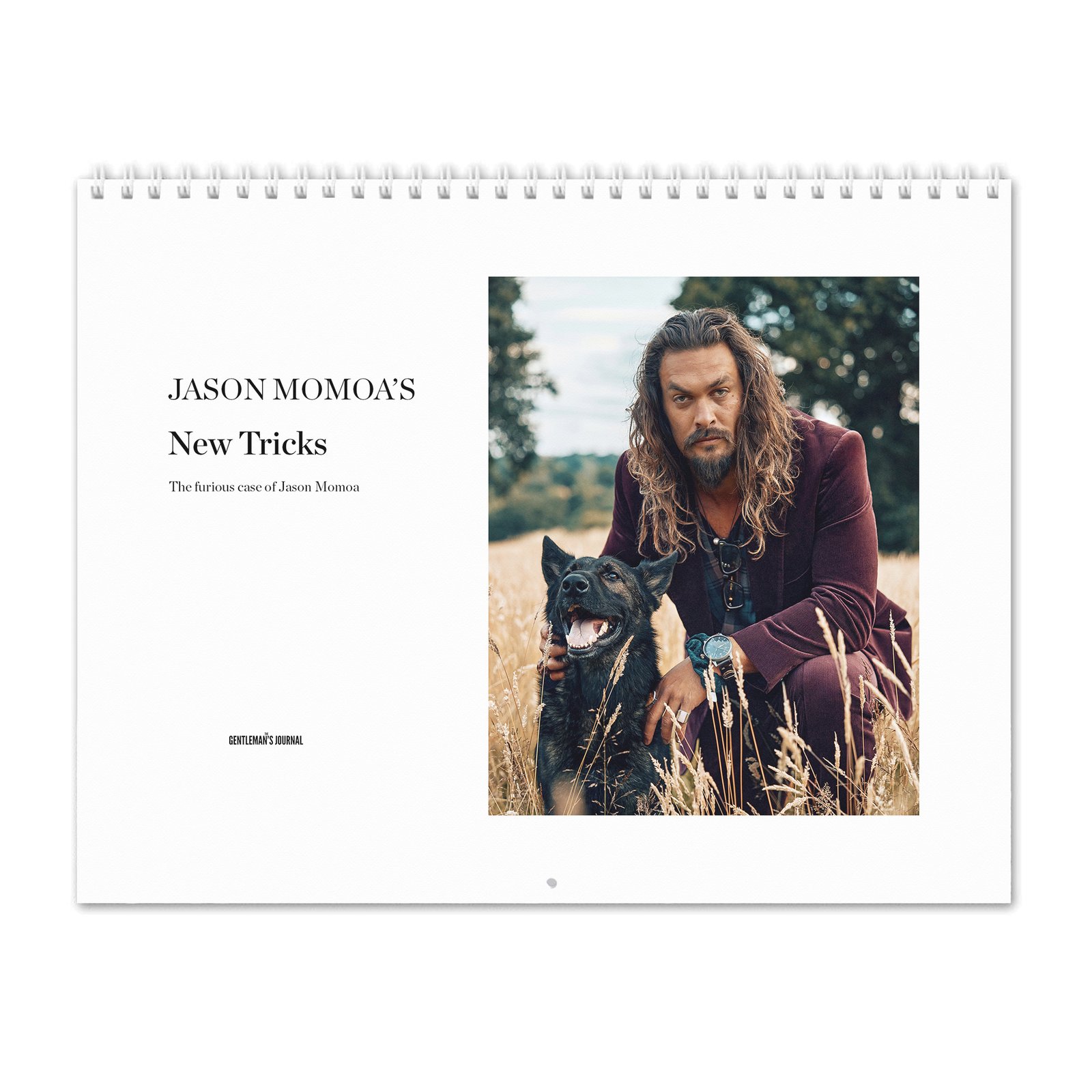 00 Jason Momoa - New Tricks 2027 Wall Calendar