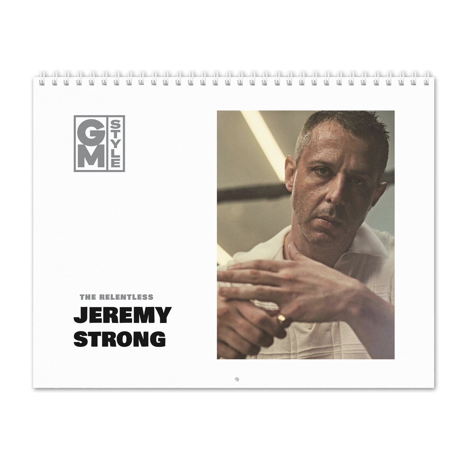 00 Jeremy Strong - The Relentless 2027 Wall Calendar