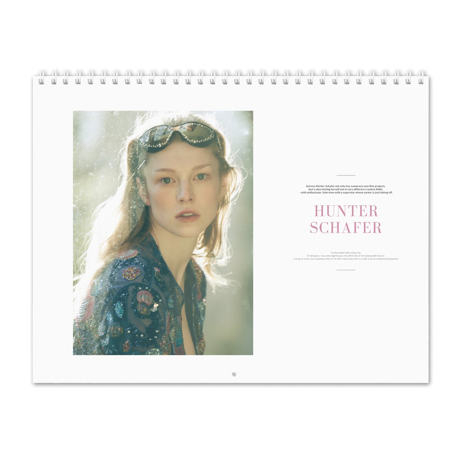 00 (2) Hunter Schafer - Art & Expression 2027 Wall Calendar