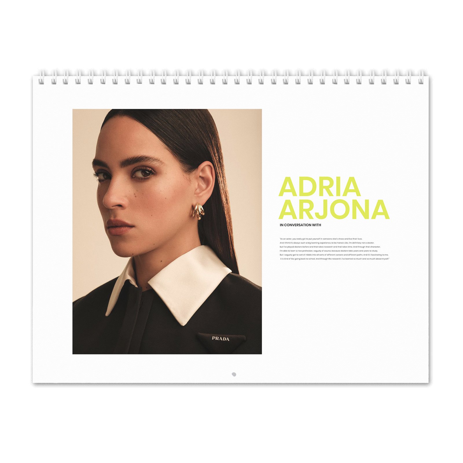 00 Adria Arjona - In conversation 2027 Wall Calendar