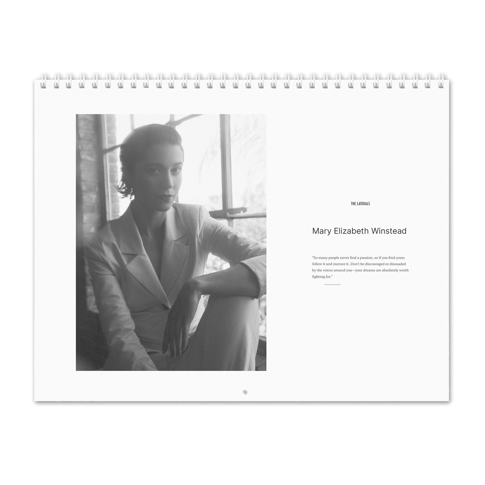 00 Mary Elizabeth Winstead - Laterals 2027 Wall Calendar