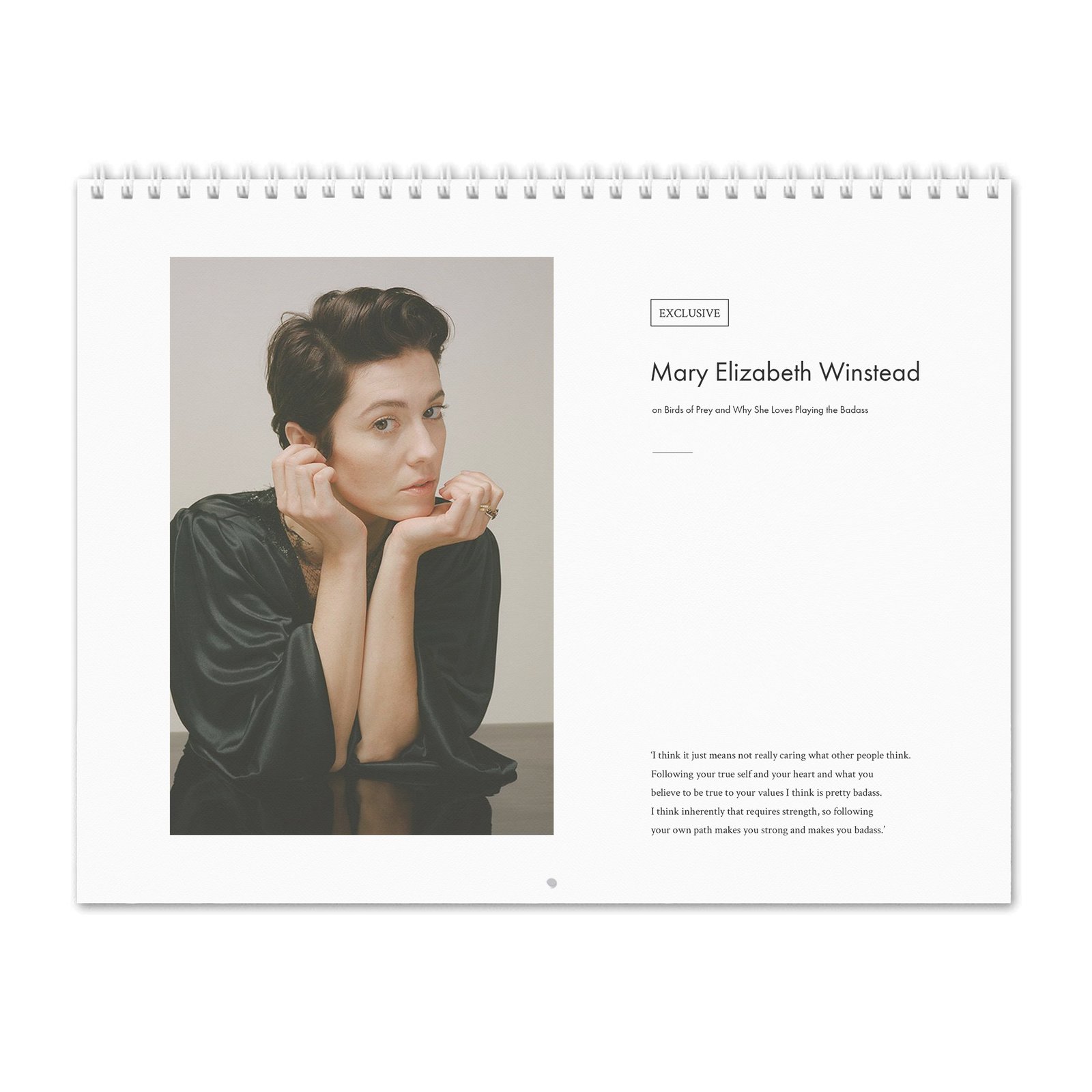 00 Mary Elizabeth Winstead - She Loves Playing The Badass 2027 Wall Calendar