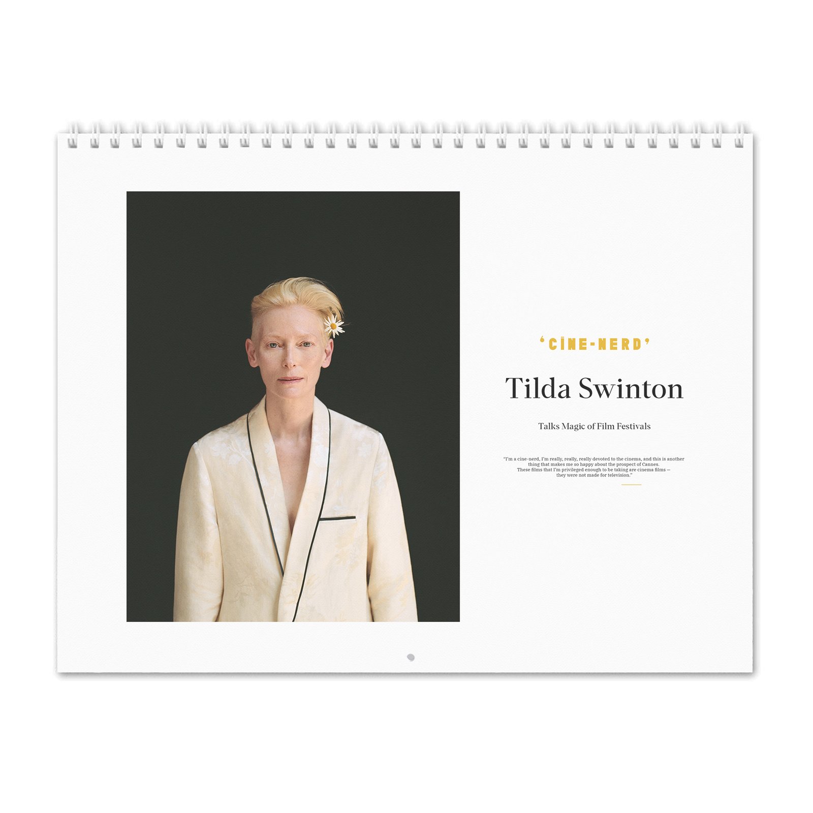 00 Tilda Swinton - Cine-Nerd 2027 Wall Calendar