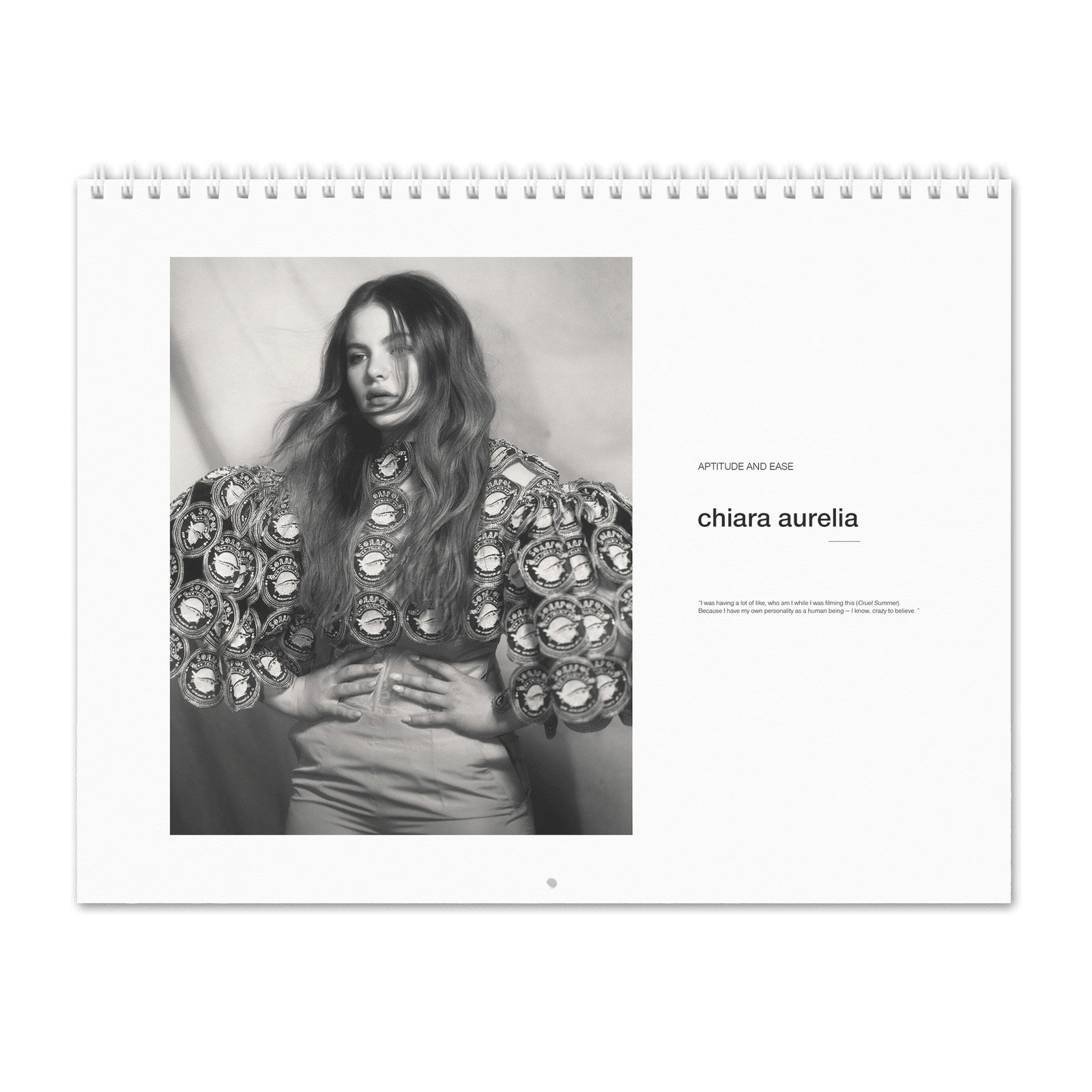 00 Chiara Aurelia - Aptitude And Ease 2027 Wall Calendar