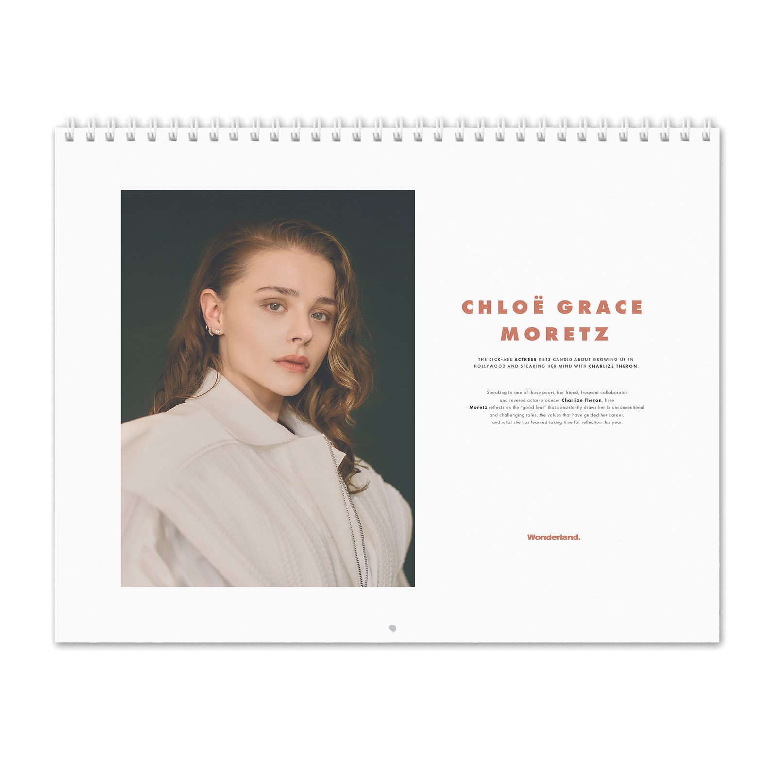 00 Chloe Grace Moretz - Wonderland 2027 Wall Calendar