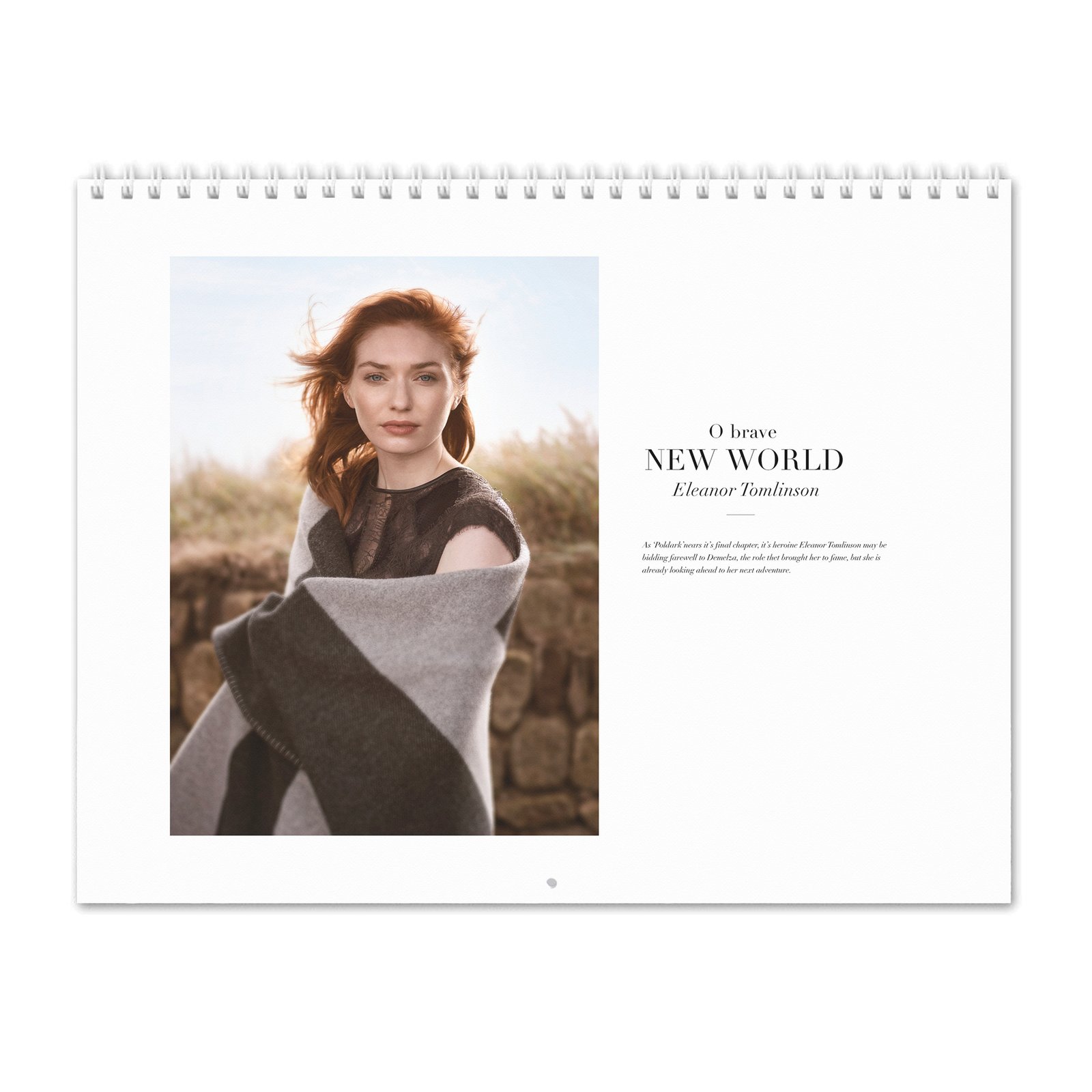 00 Eleanor Tomlinson - O Brave New World 2027 Wall Calendar