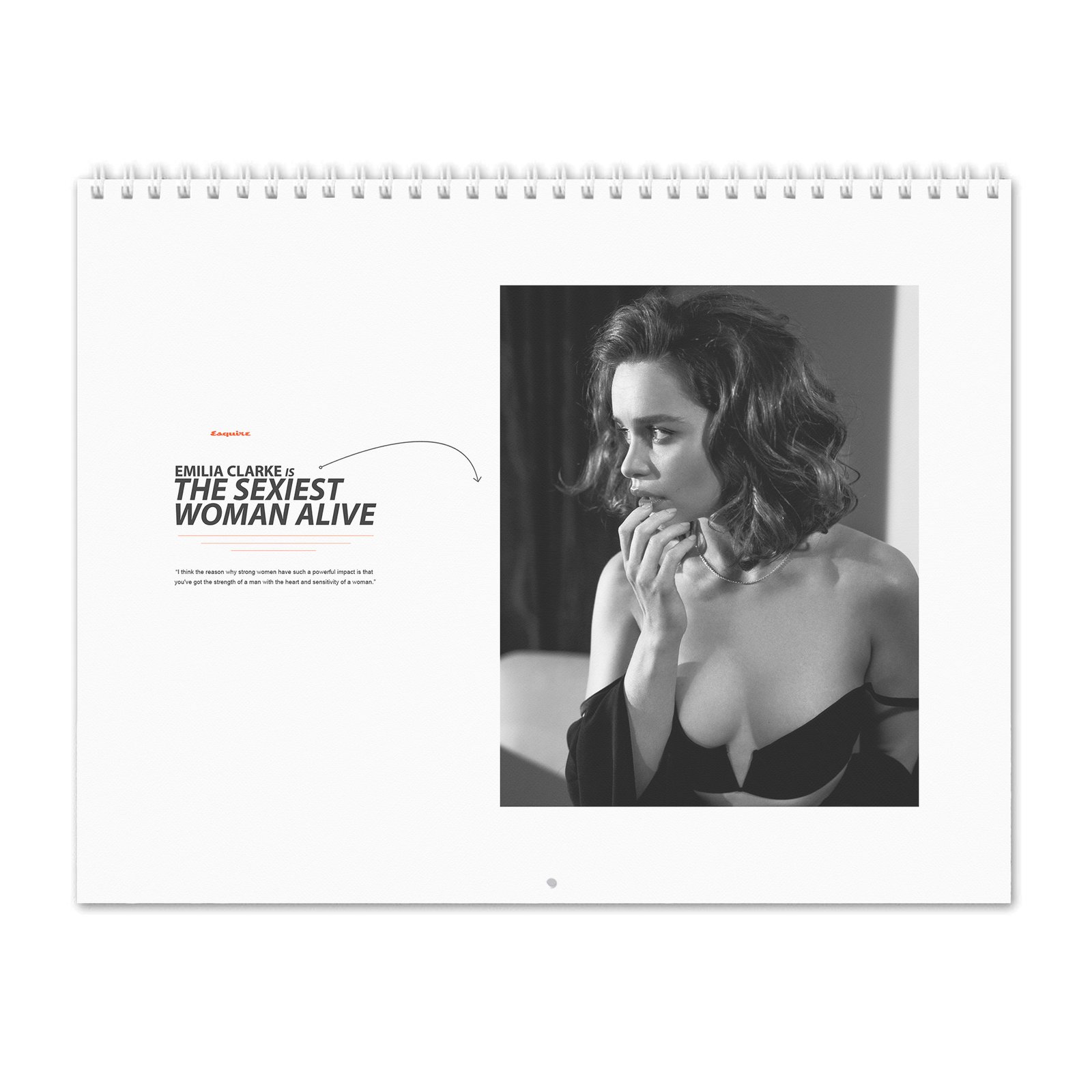 Emilia Clarke - Mother Of Dragons 2027 Wall Calendar