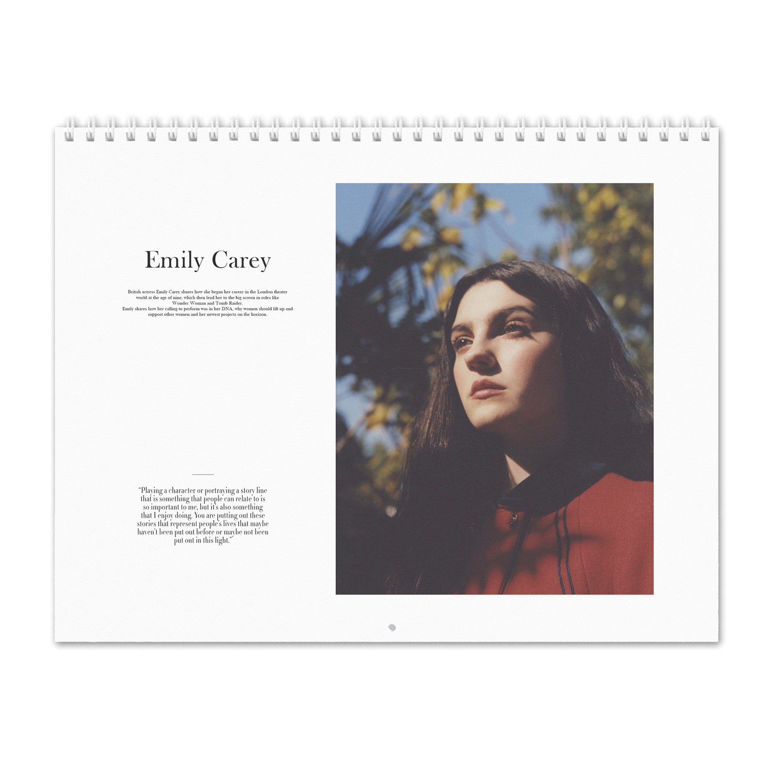 00 Emily Carey - Rose And Ivy 2027 Wall Calendar