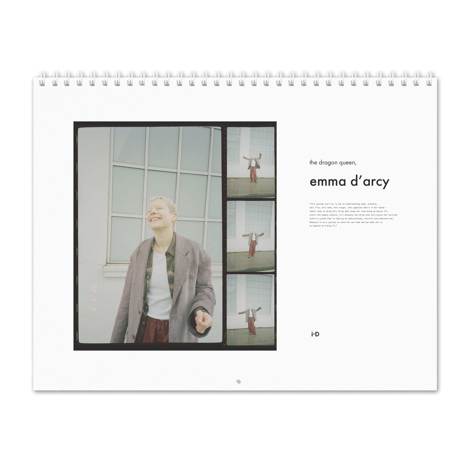 Emma D’Arcy - The Dragon Queen 2027 Wall Calendar