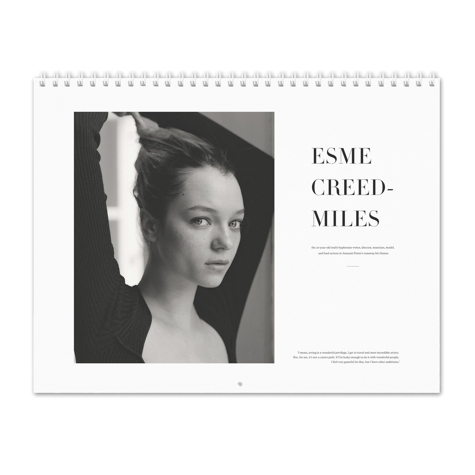 Esme Creed-Miles - The Action Hero We Need Today 2027 Wall Calendar