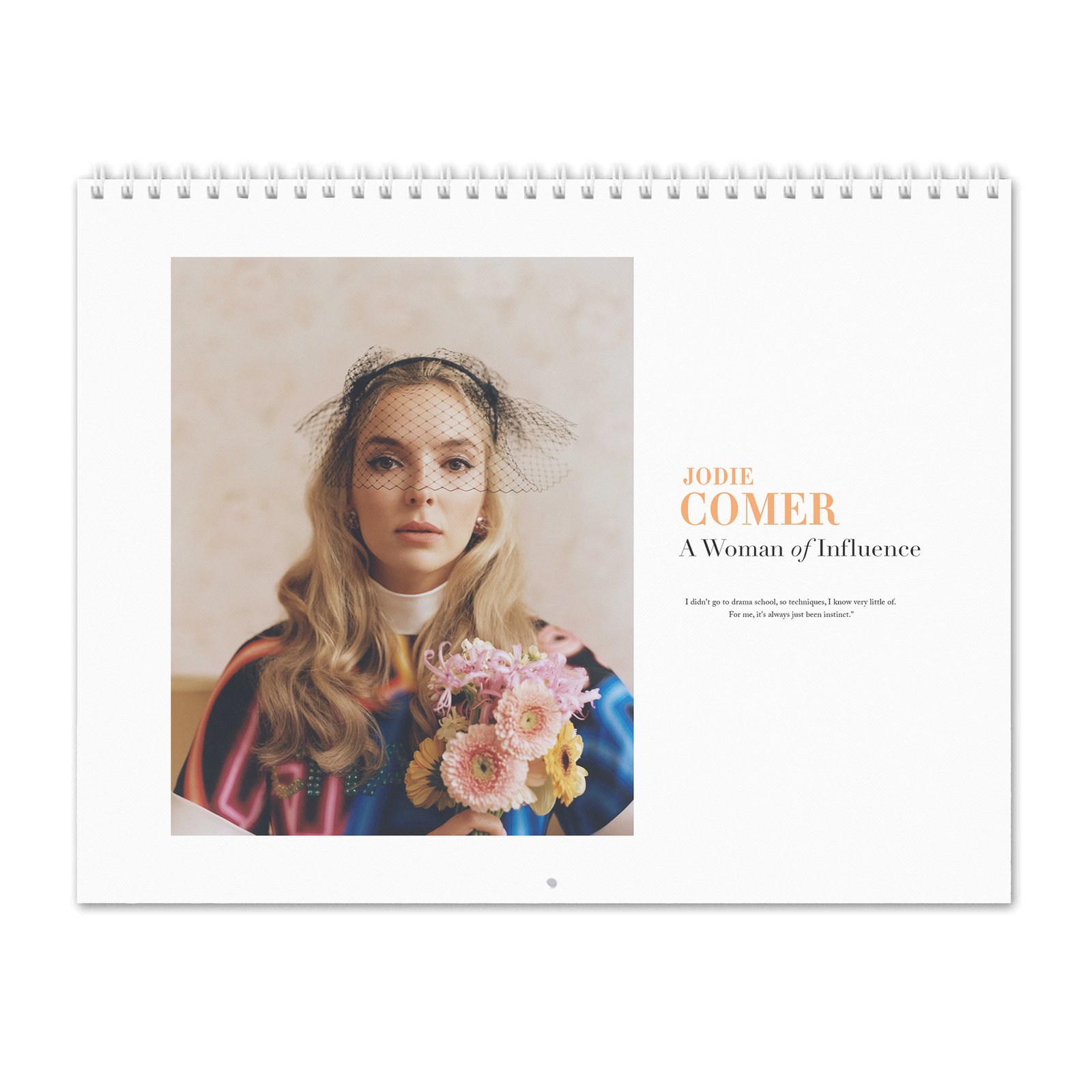 Jodie Comer - A Woman Of Influence 2027 Wall Calendar
