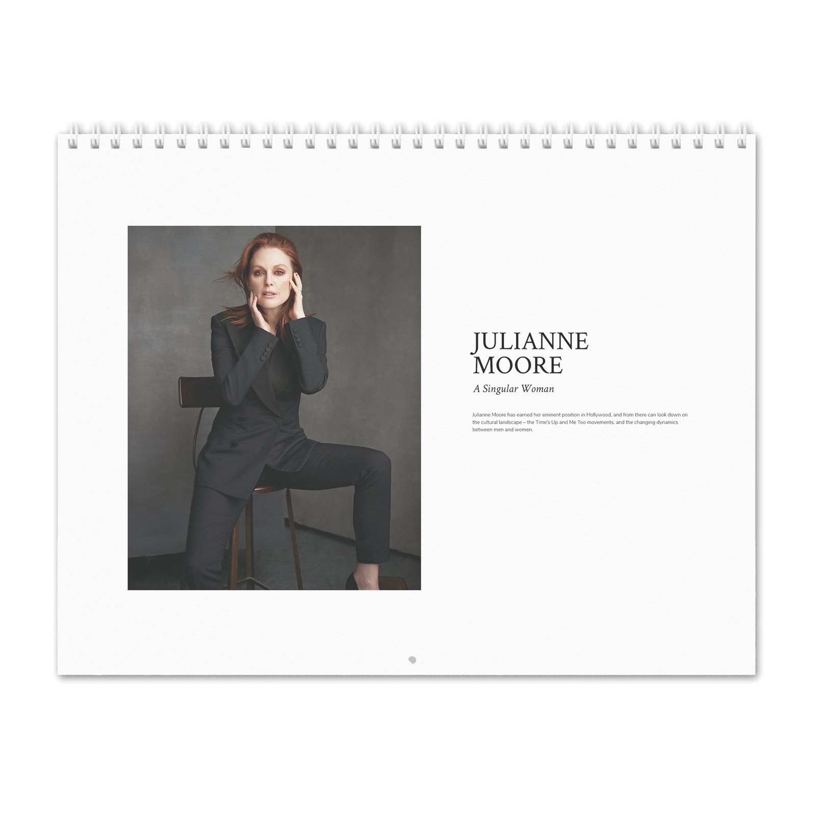 00 Julianne Moore - A Singular Woman 2027 Wall Calendar