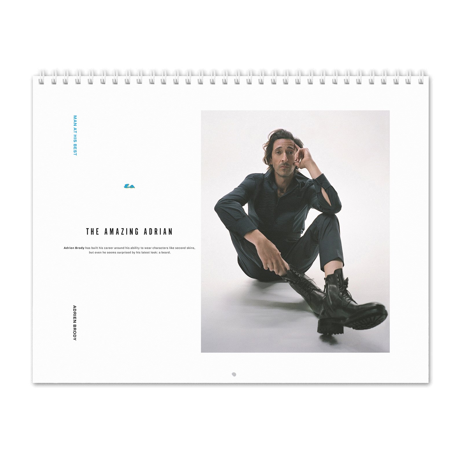 00 Adrien Brody - The Amazing Adrian 2027 Wall Calendar