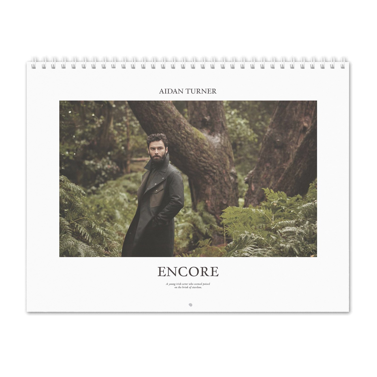 00 Aidan Turner - Encore 2027 Wall Calendar