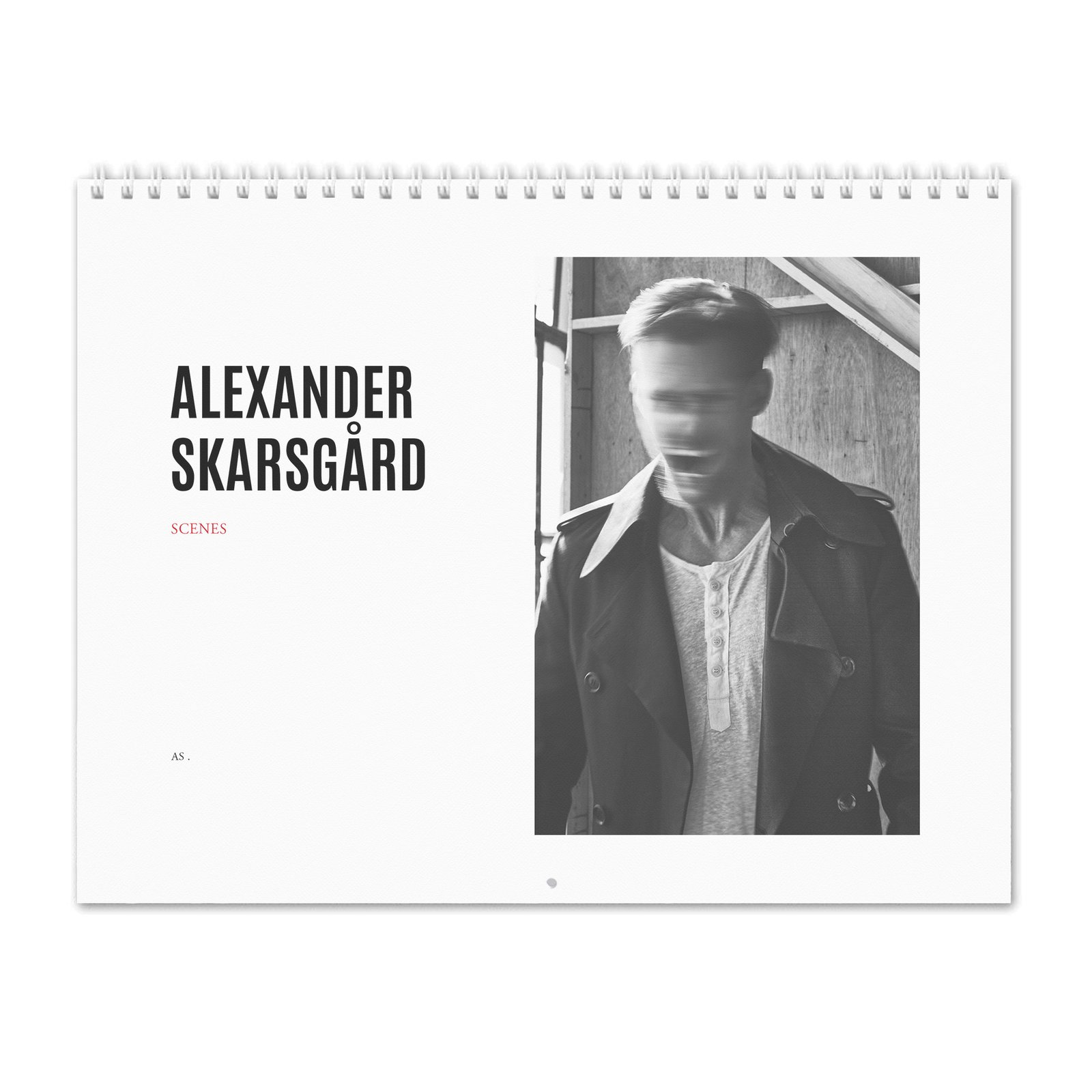 00 Alexander Skarsgard - Scenes 2027 Wall Calendar