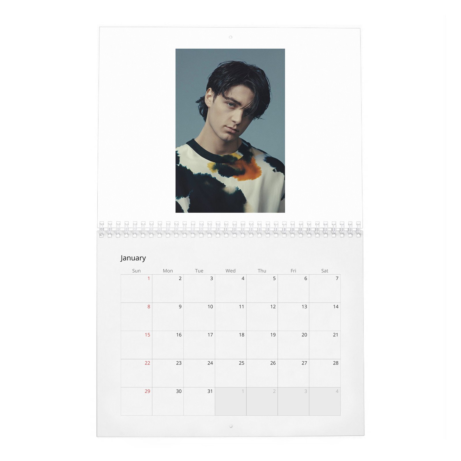 01 Asher Angel - In Conversation 2027 Wall Calendar