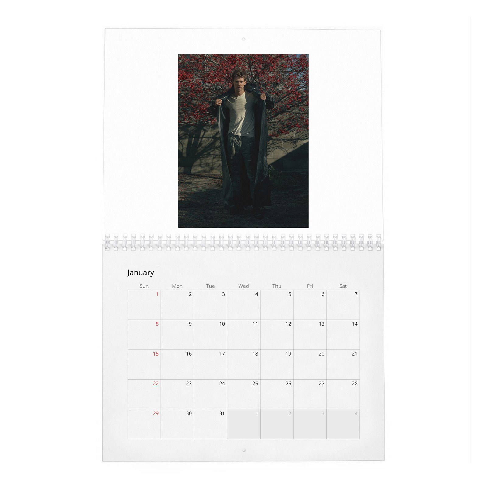 01 Austin Butler - Never Backs Down 2027 Wall Calendar