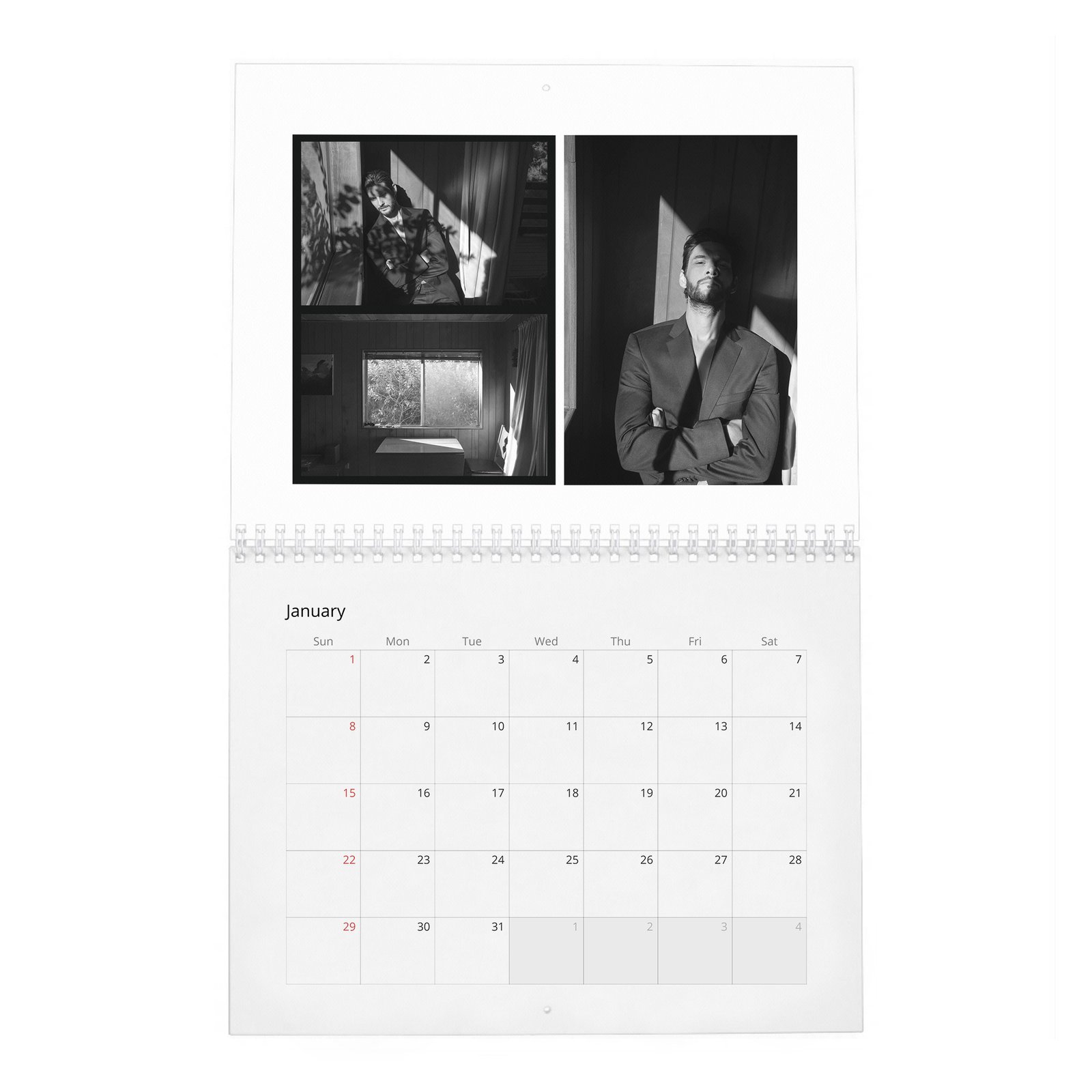 01 Ben Barnes - Never Stands Still 2027 Wall Calendar