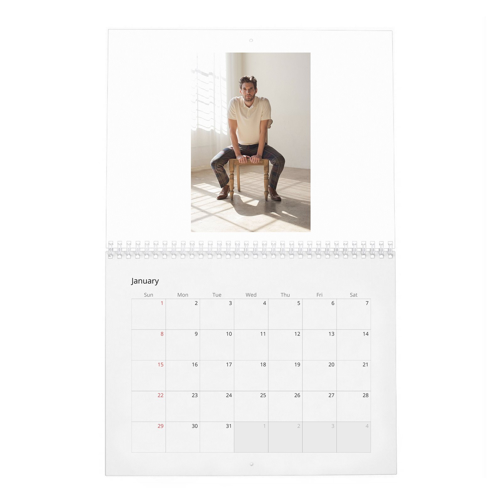 Ben Barnes - Songs For You 2027 Wall Calendar