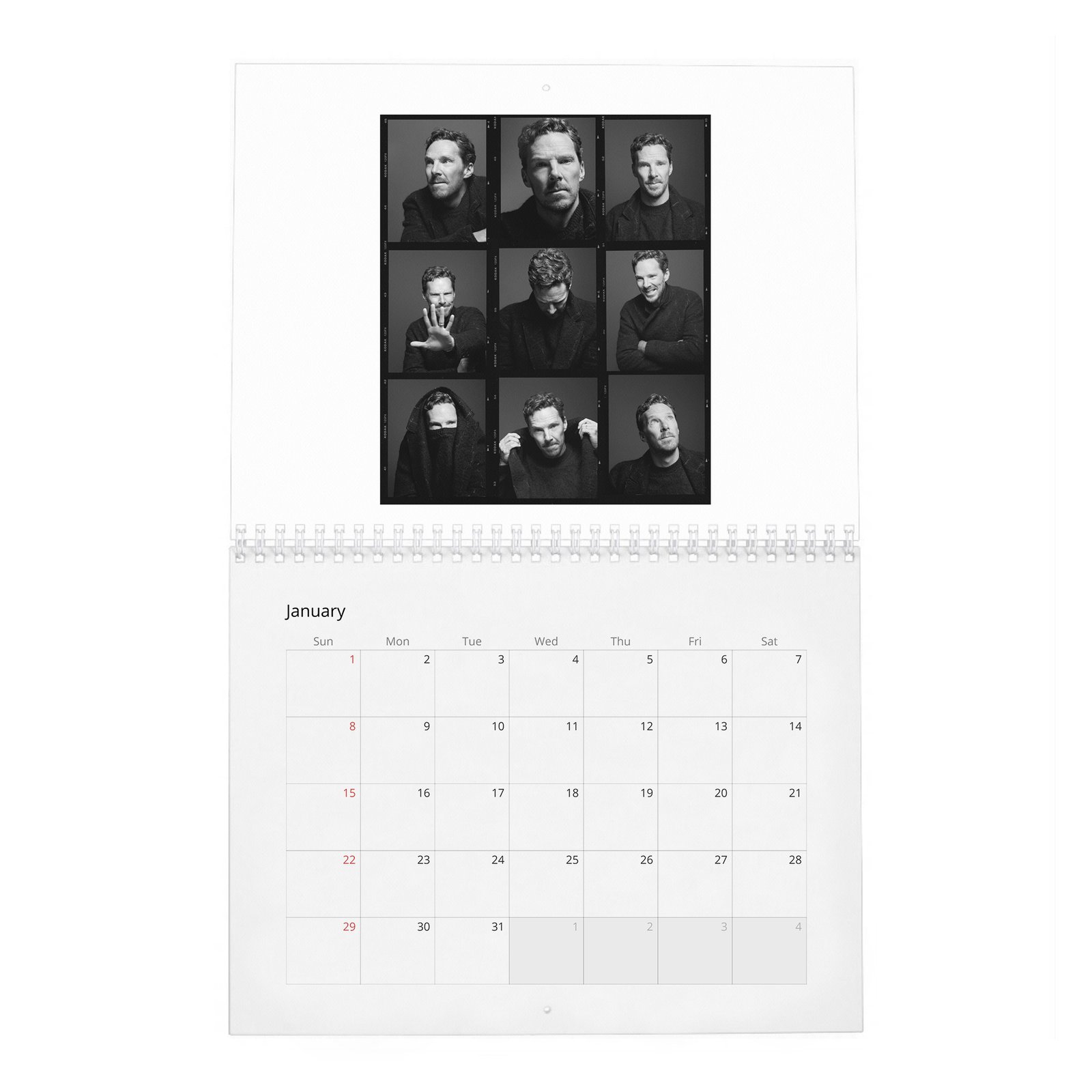 Benedict Cumberbatch - Man Of The Moment 2027 Wall Calendar