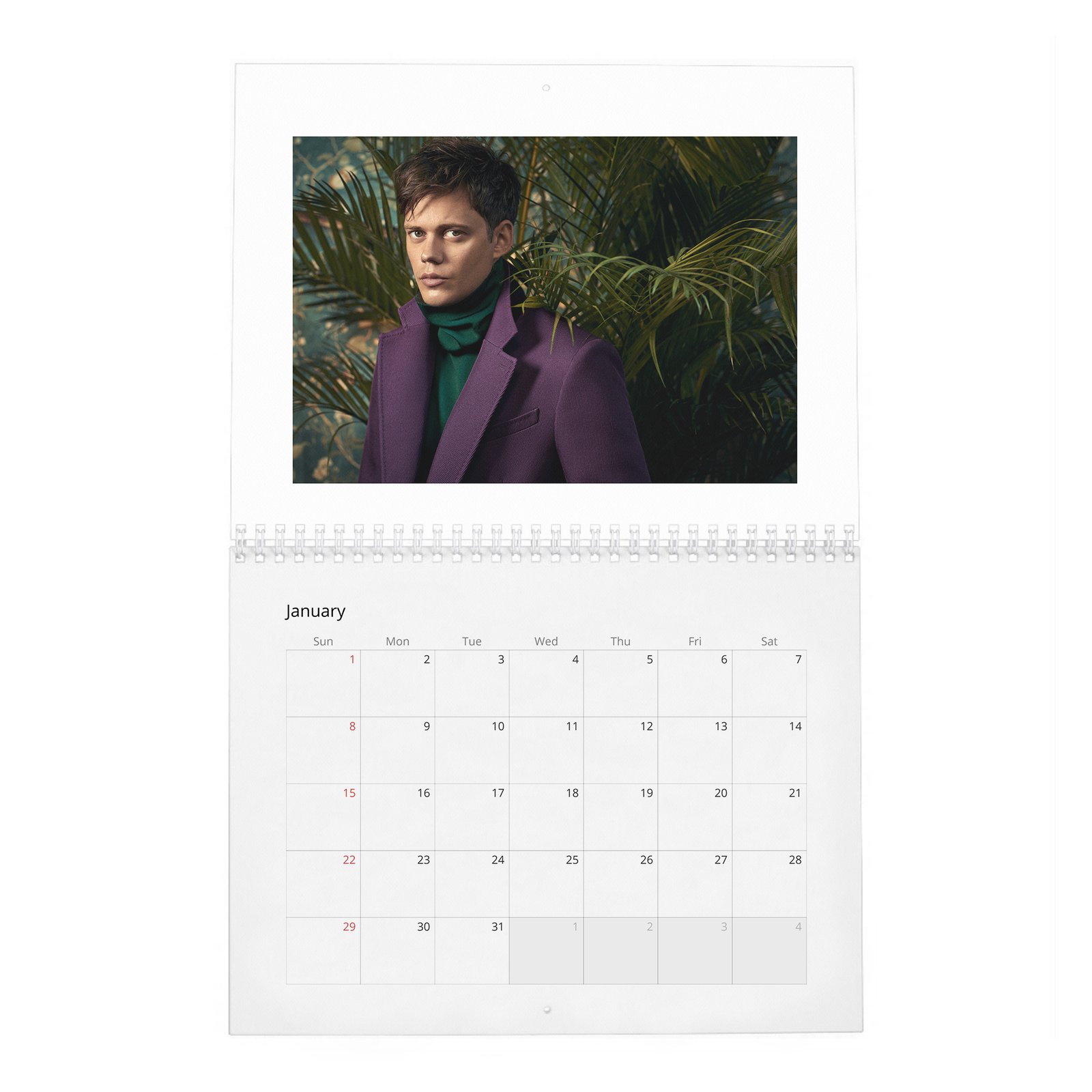 01 Bill Skarsgard - Million Dollar Bill 2027 Wall Calendar