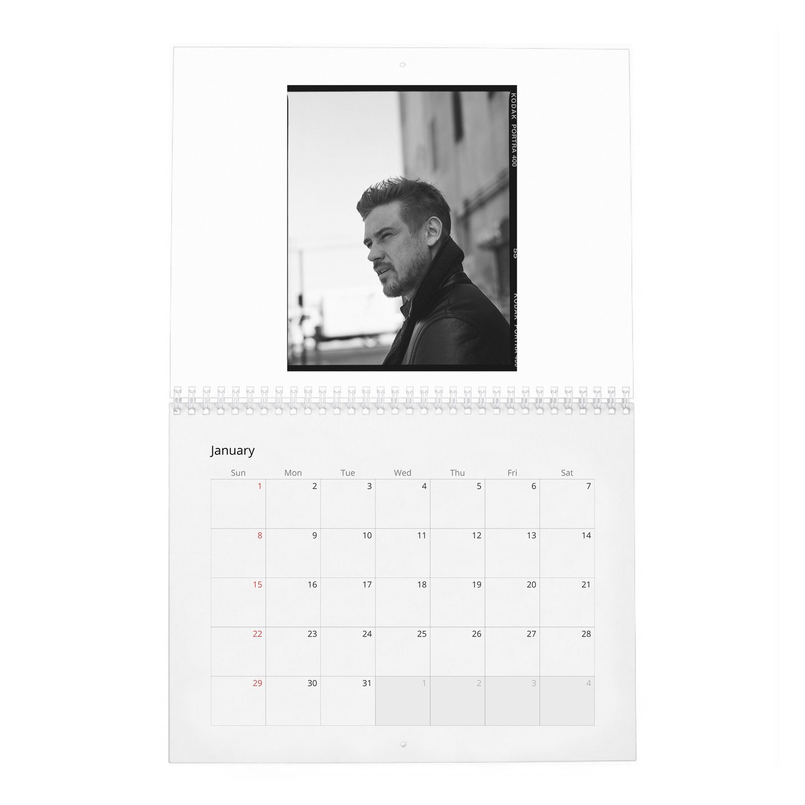 01 Boyd Holbrook - Laterals 2027 Wall Calendar