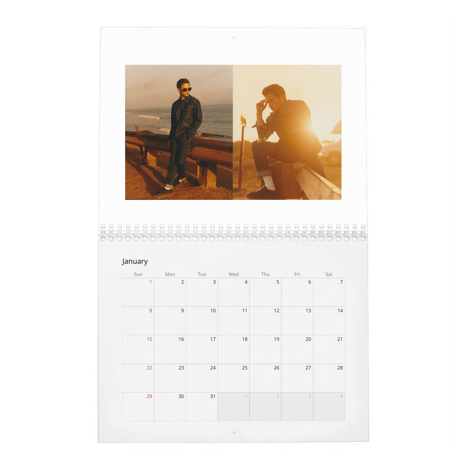 Brandon Flynn - California Dreamin' 2027 Wall Calendar