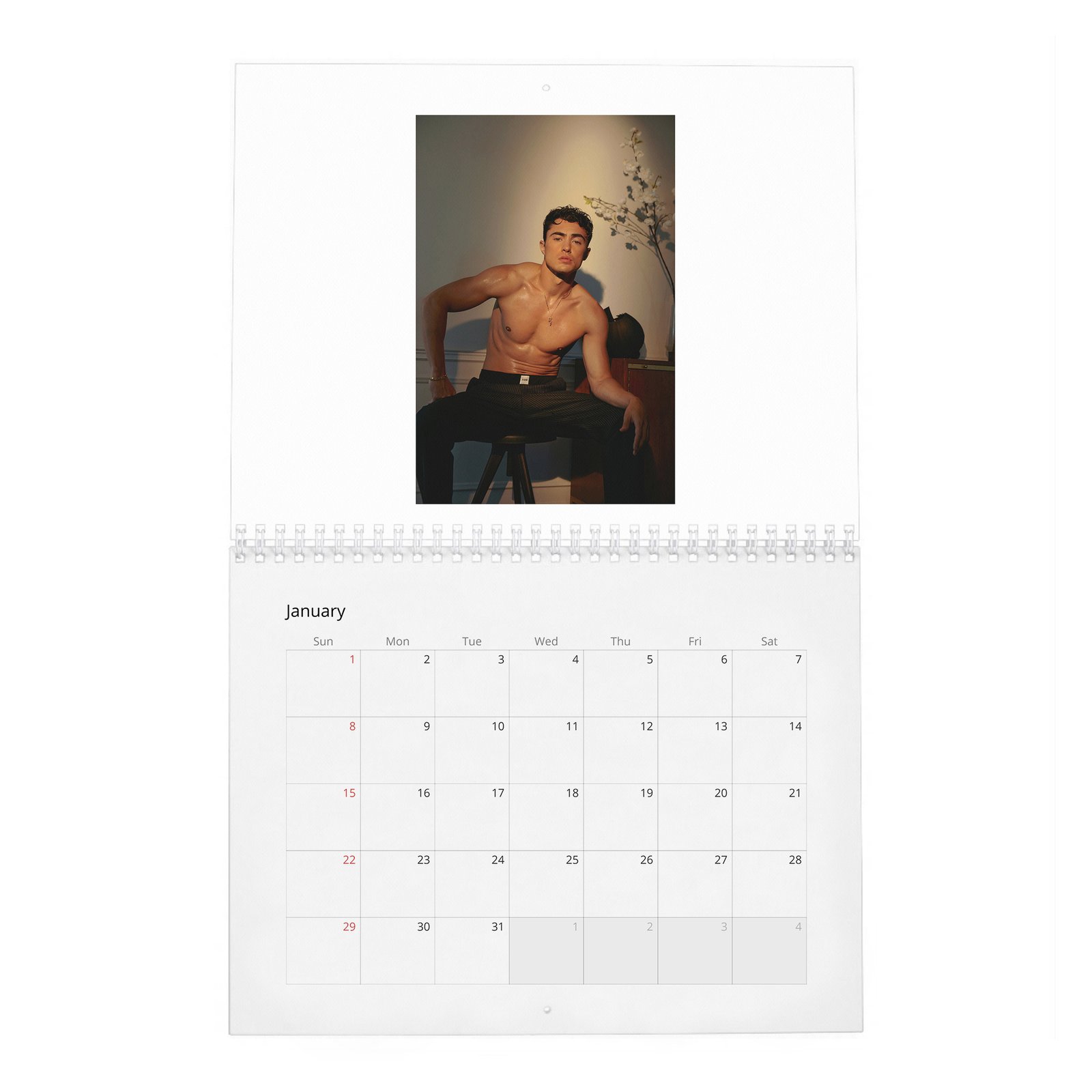 Darren Barnet - Confidence, Identity, and Growth 2027 Wall Calendar