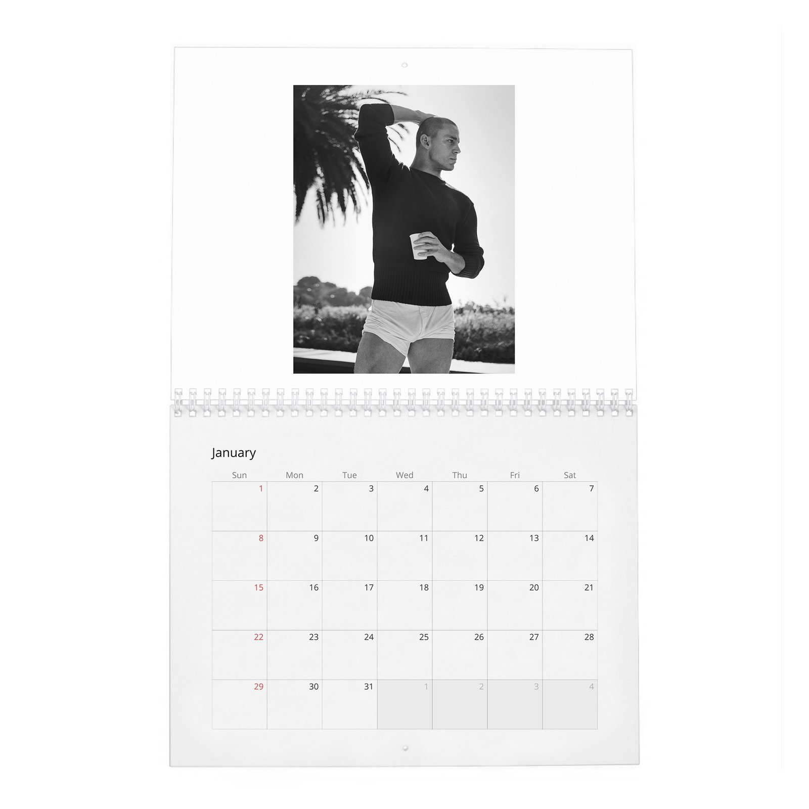 01 Channing Tatum - Second Act 2027 Wall Calendar