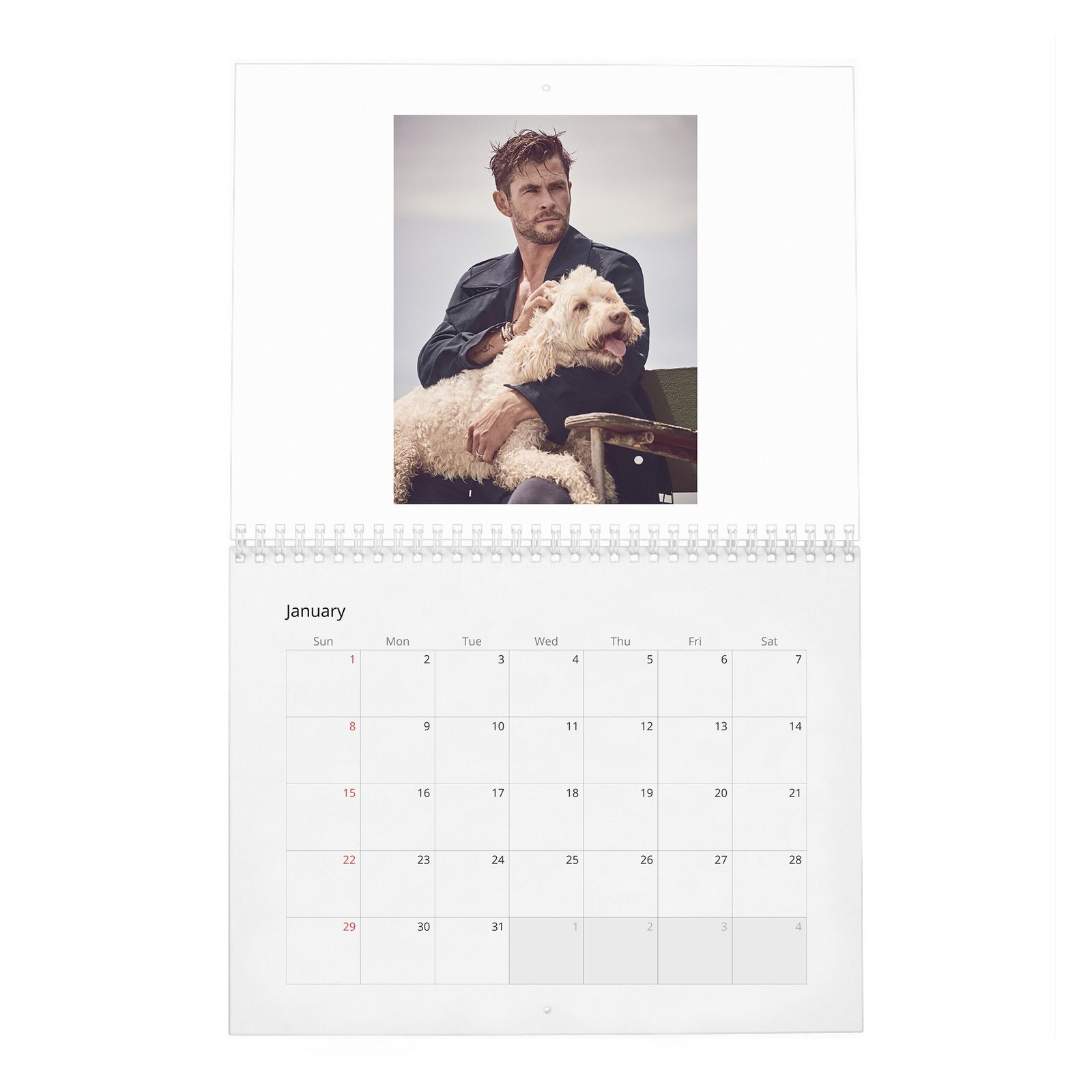 01 Chris Hemsworth - On Life During Uncertain Times 2027 Wall Calendar