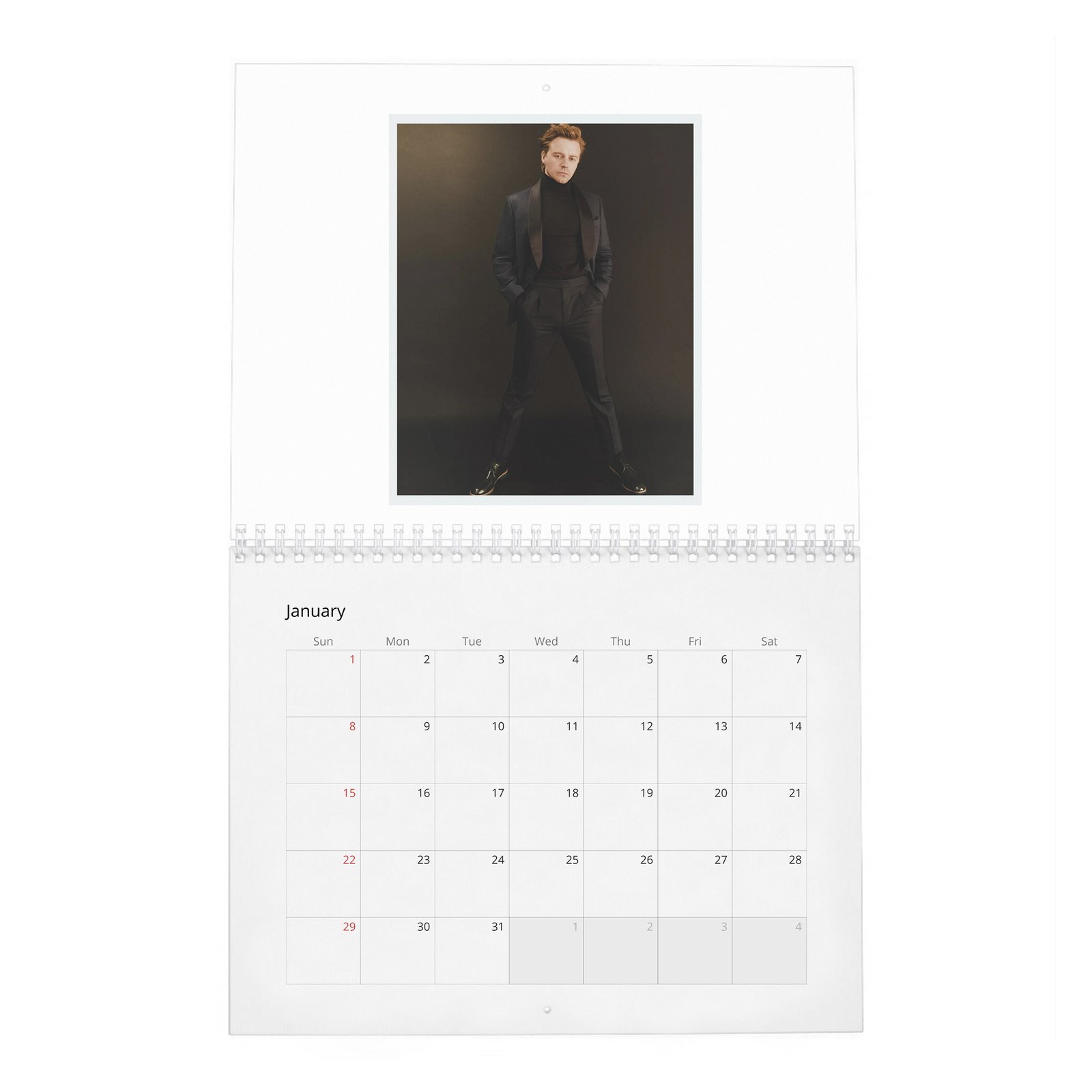 01 Jack Lowden - Laterals 2027 Wall Calendar