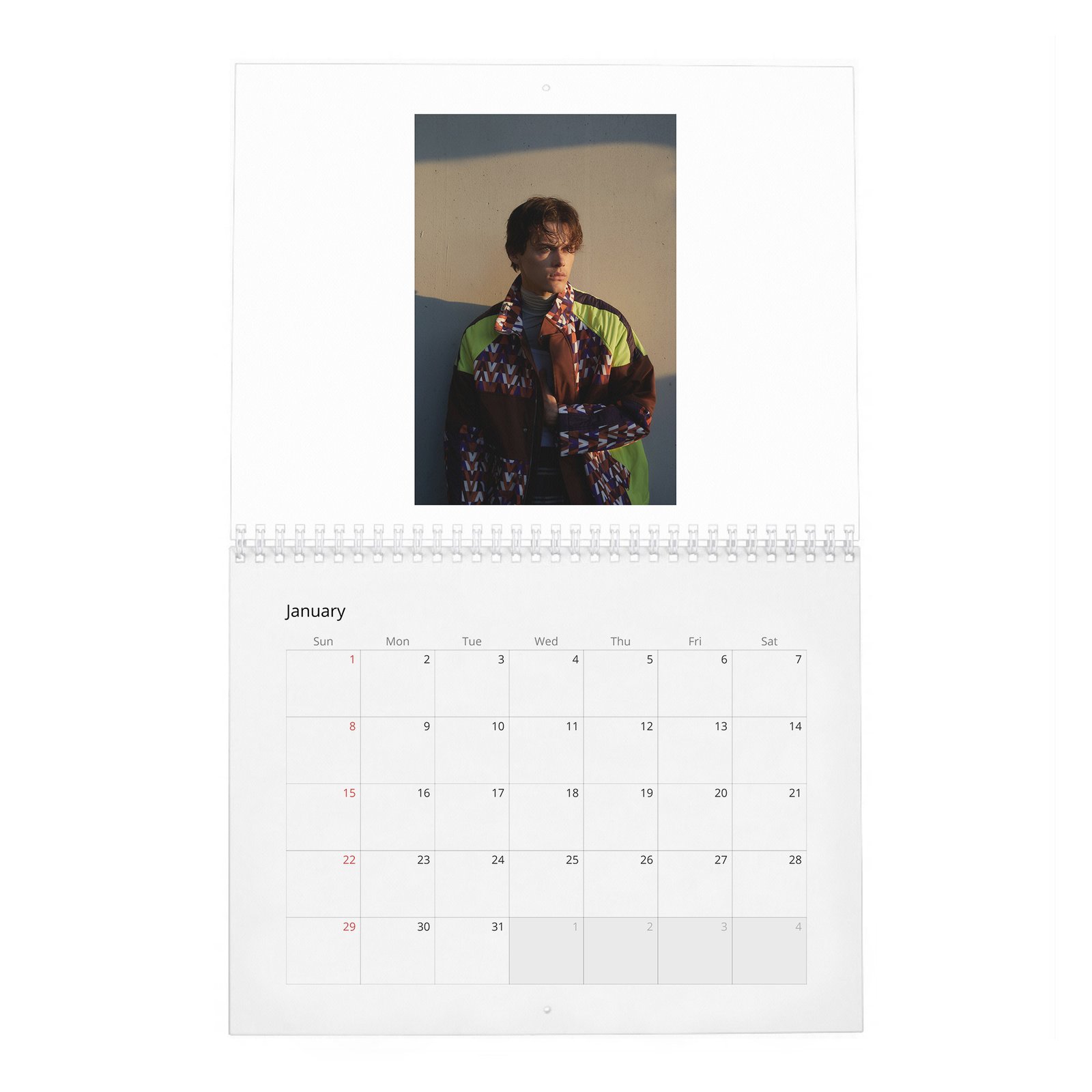 Christopher Briney - Passion For Acting 2027 Wall Calendar