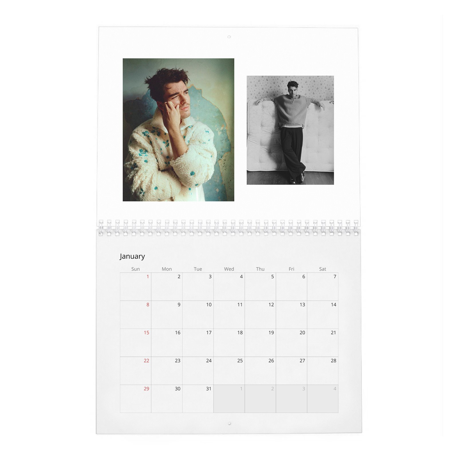 Corey Mylchreest - Leading Man 2027 Wall Calendar
