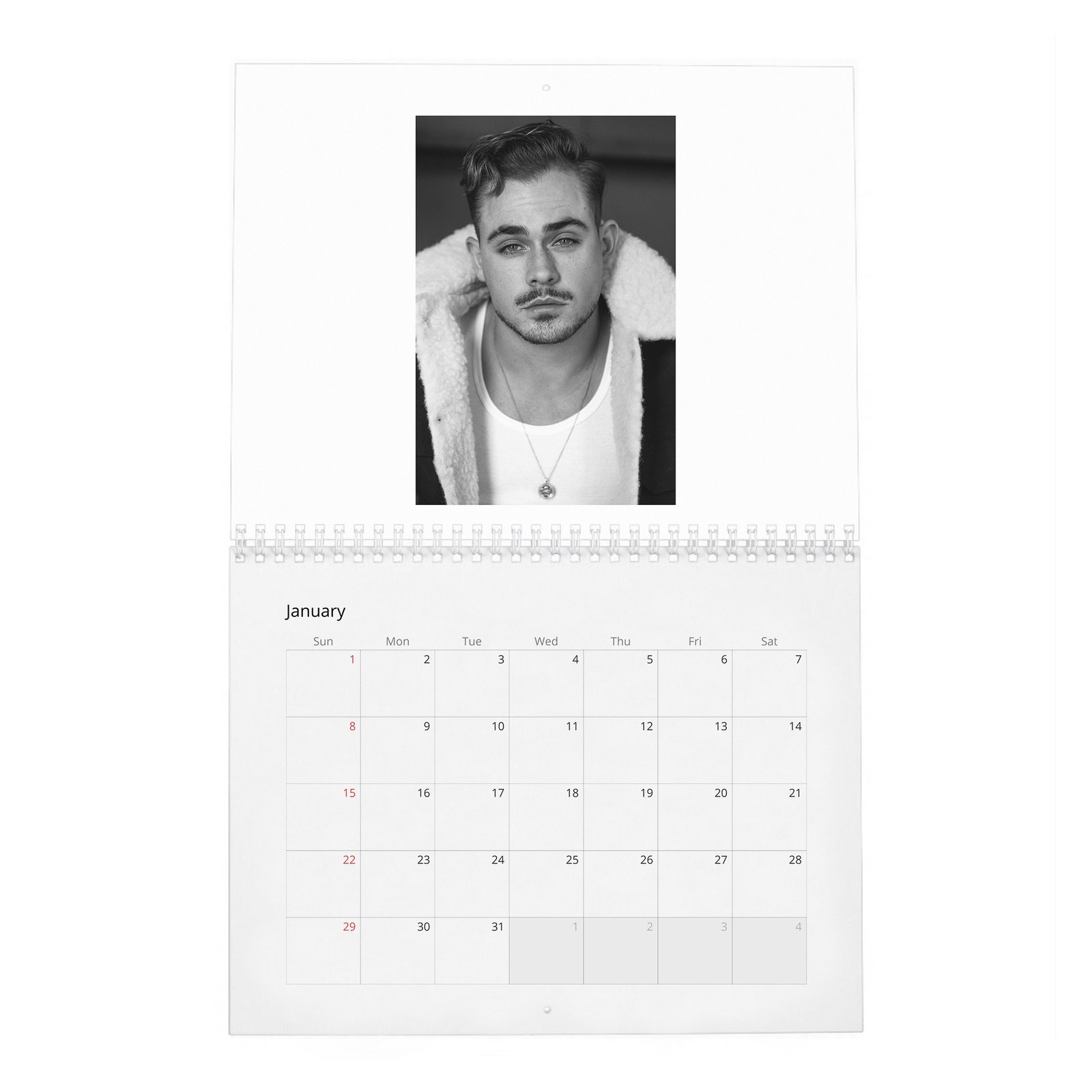 01 Dacre Montgomery - In Pursuit Of Curiosity 2027 Wall Calendar