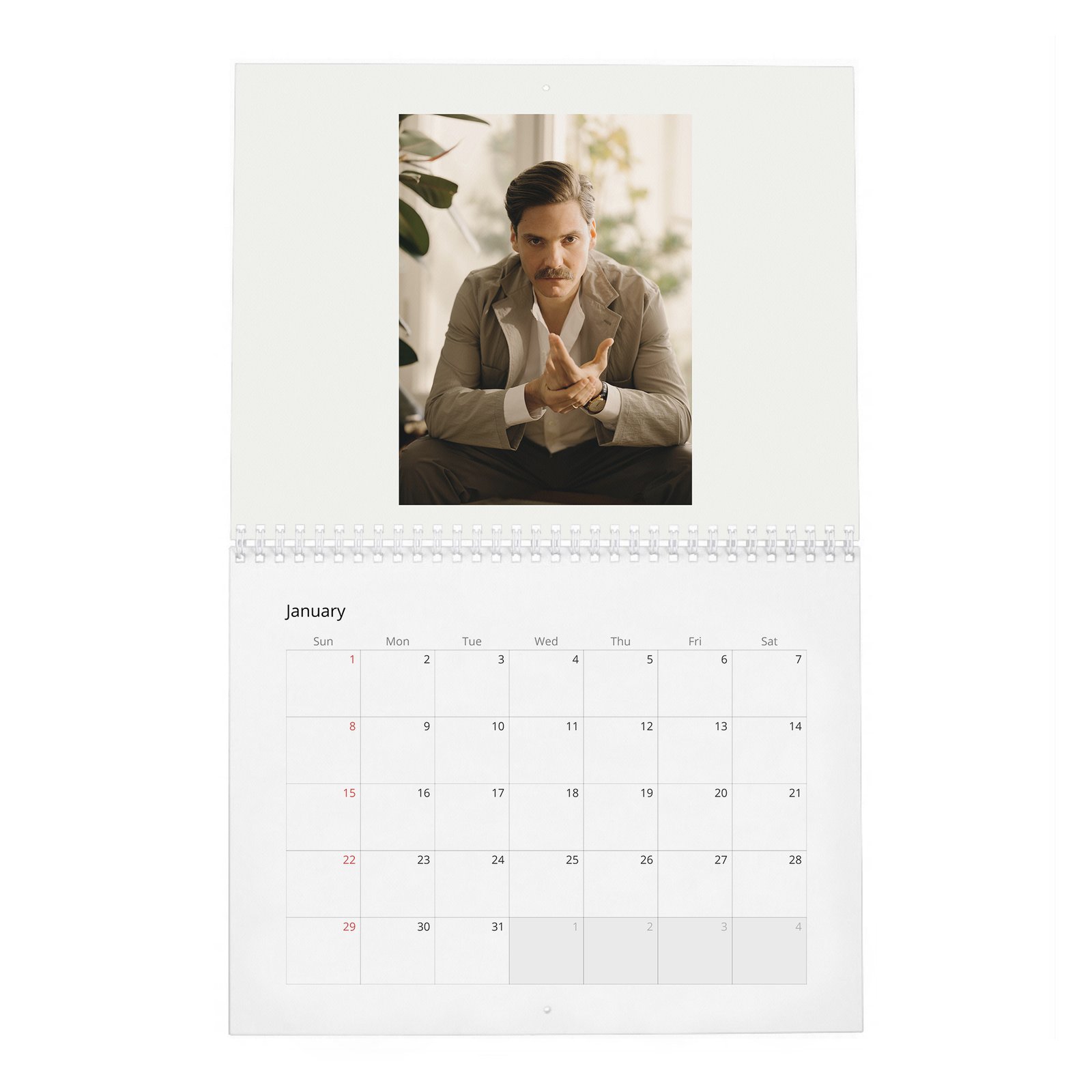 01 Daniel Bruhl - World Star Like Us 2027 Wall Calendar