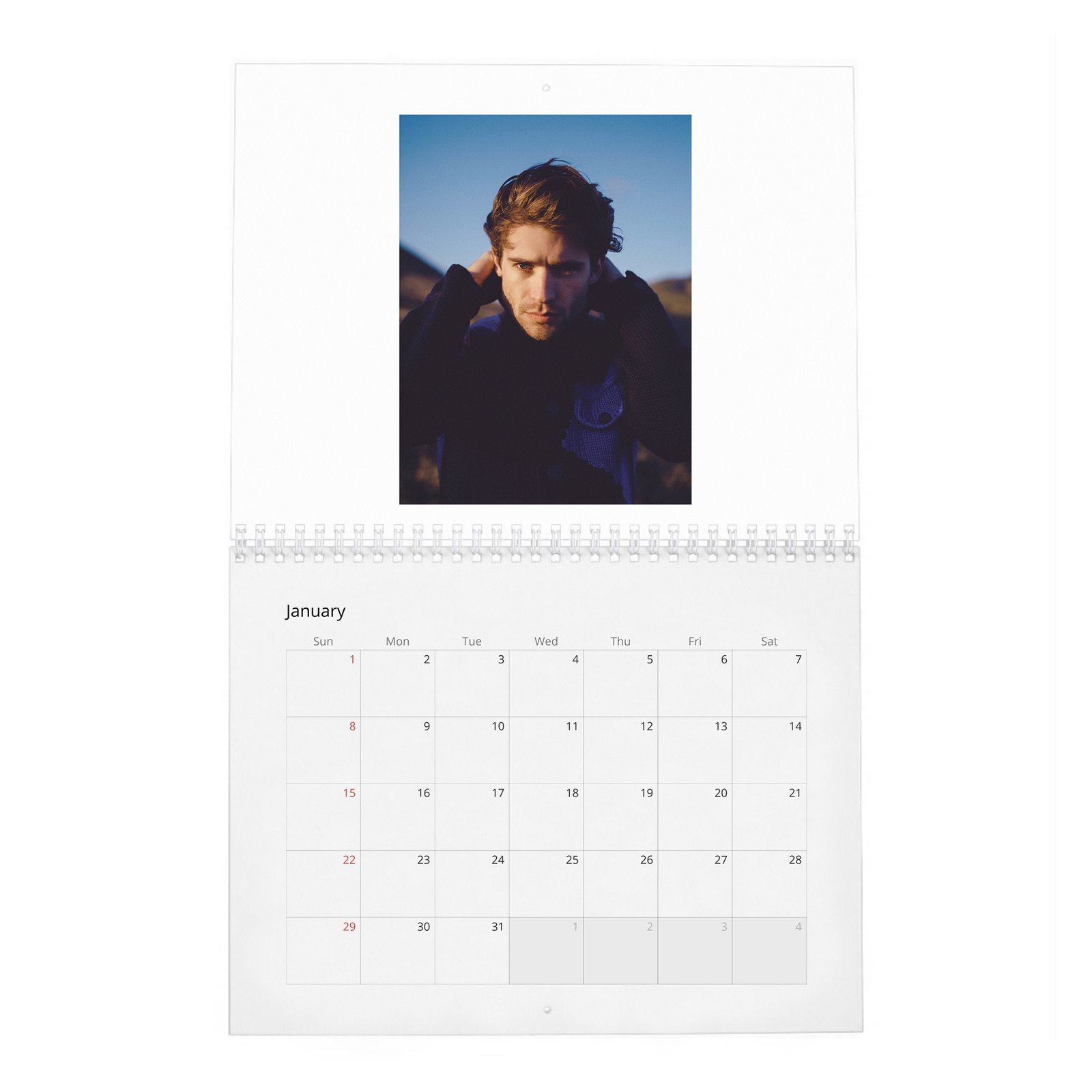01 David Corenswet - Man About Town 2027 Wall Calendar